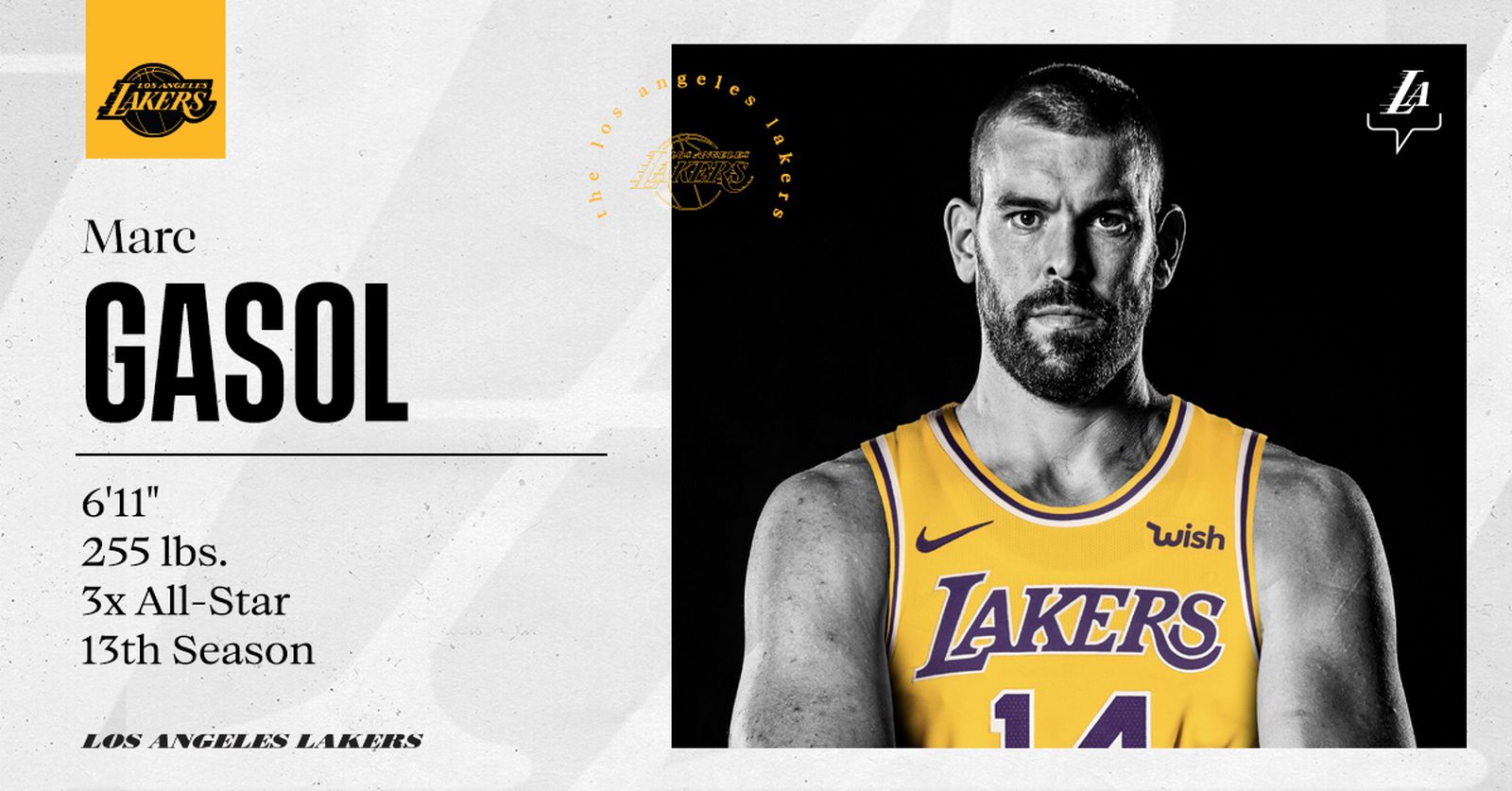 La bienvenida de los Lakers a Marc Gasol