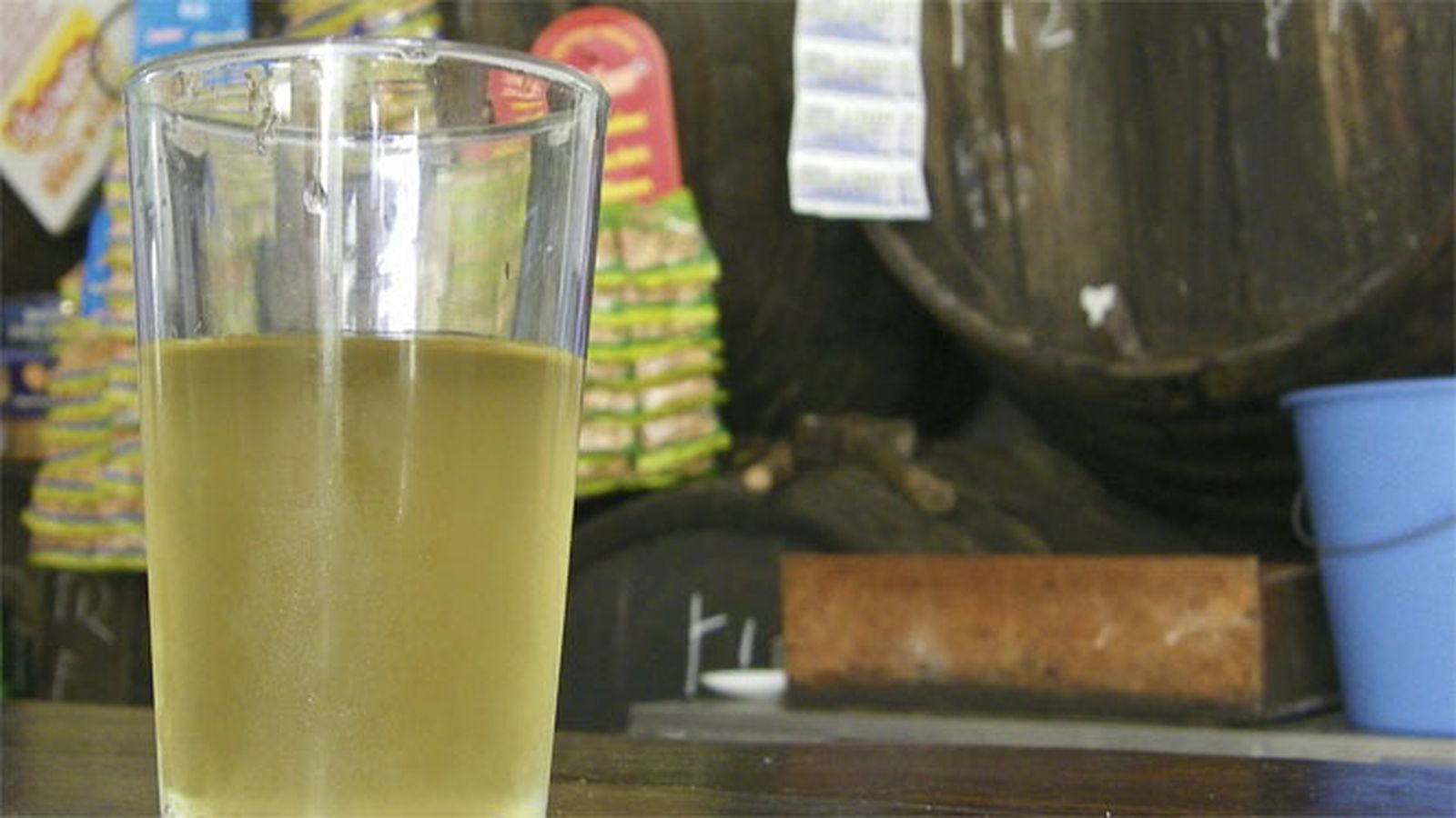 Vaso de mosto en el Mosto de Nicolás