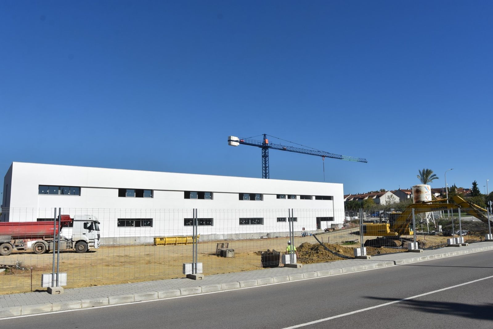 Así se encuentra la construcción de la sede de la CEU Fernando III.