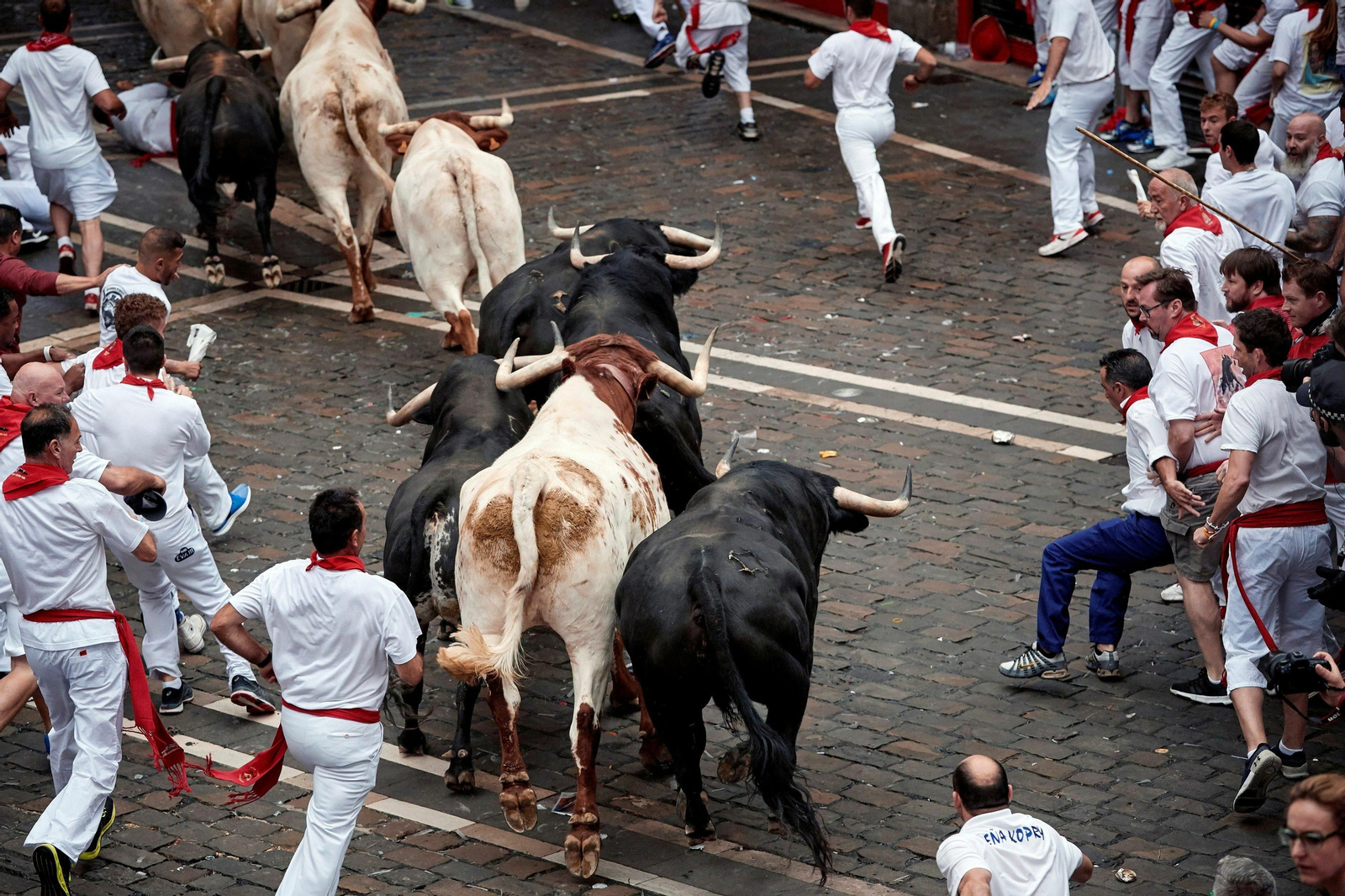 Primer encierro de los sanfermines 2019