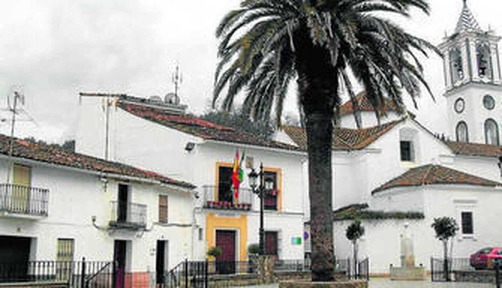 Plaza del Ayuntamiento de la localidad de Los Marines.