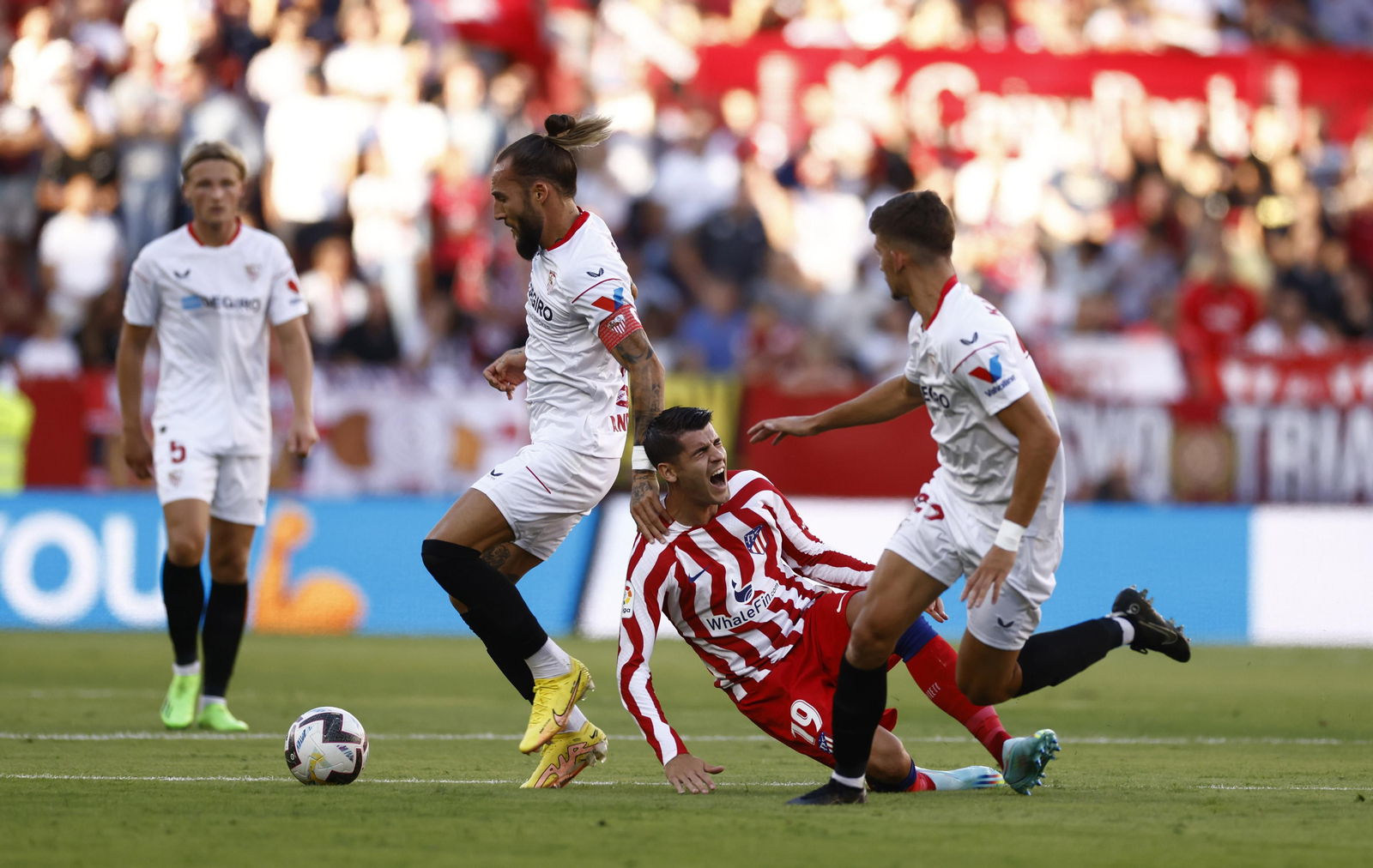 Las imágenes del Sevilla fc-Atlético de Madrid