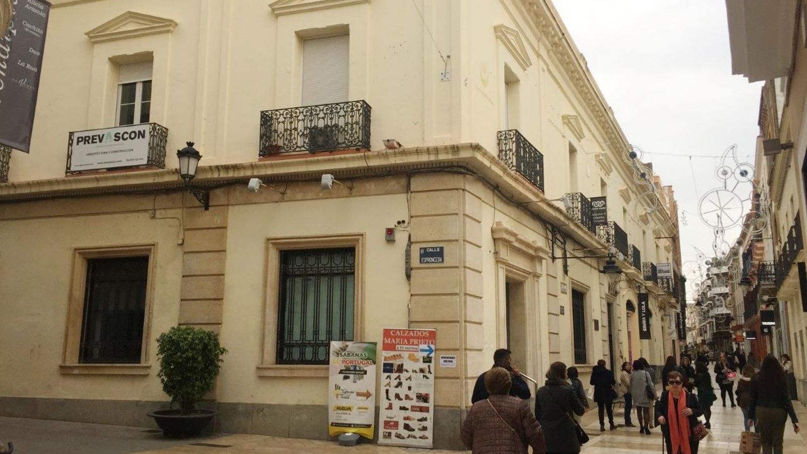 Aspecto actual del centrico edifico del siglo XVII.