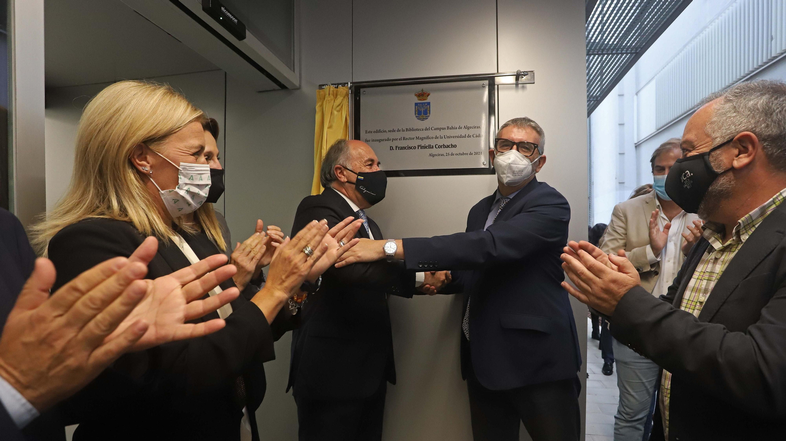 Fotos de la inauguración de la nueva Biblioteca del Campus Bahía de Algeciras