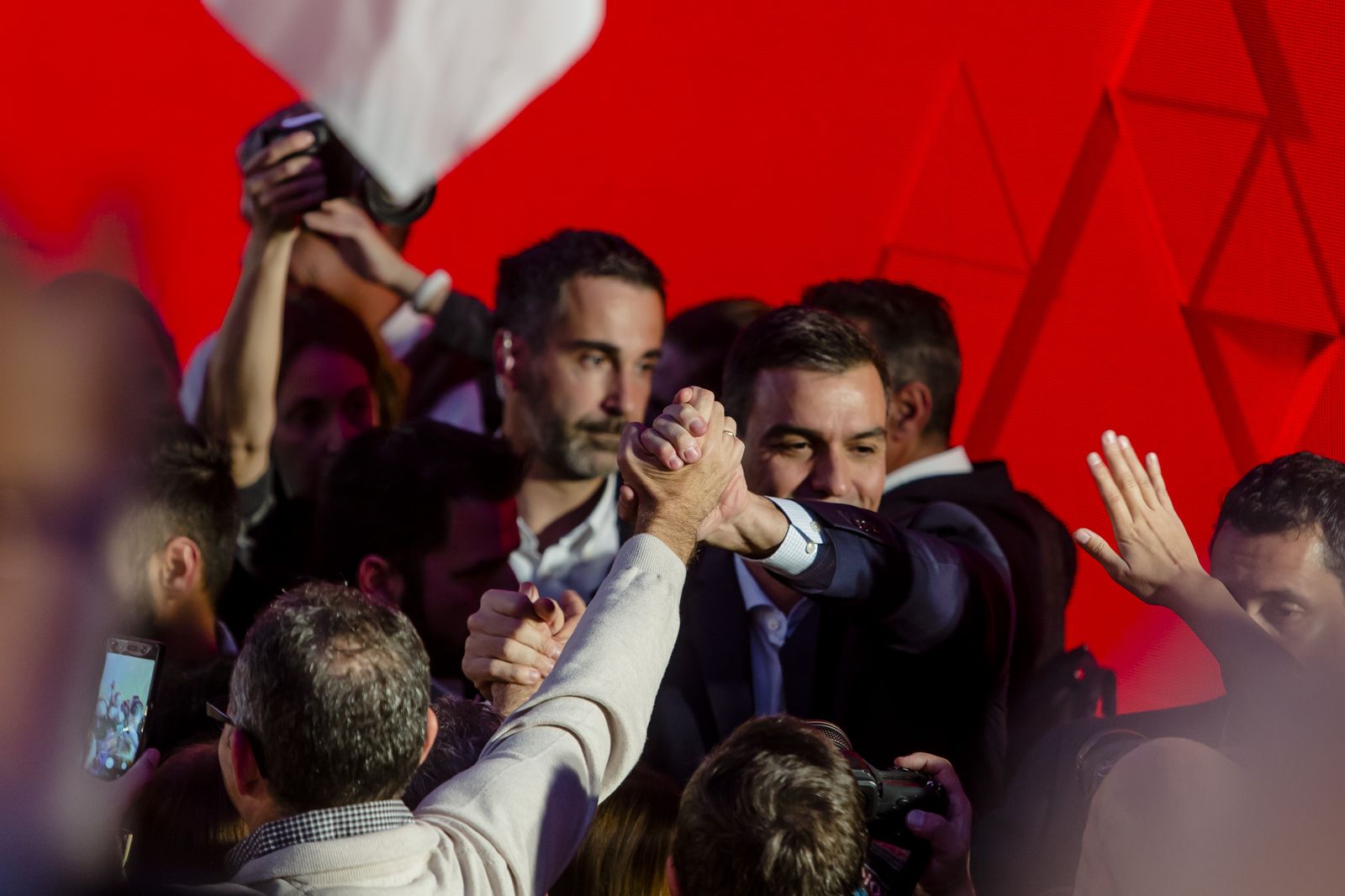 Imágenes del mitin del PSOE en Cádiz