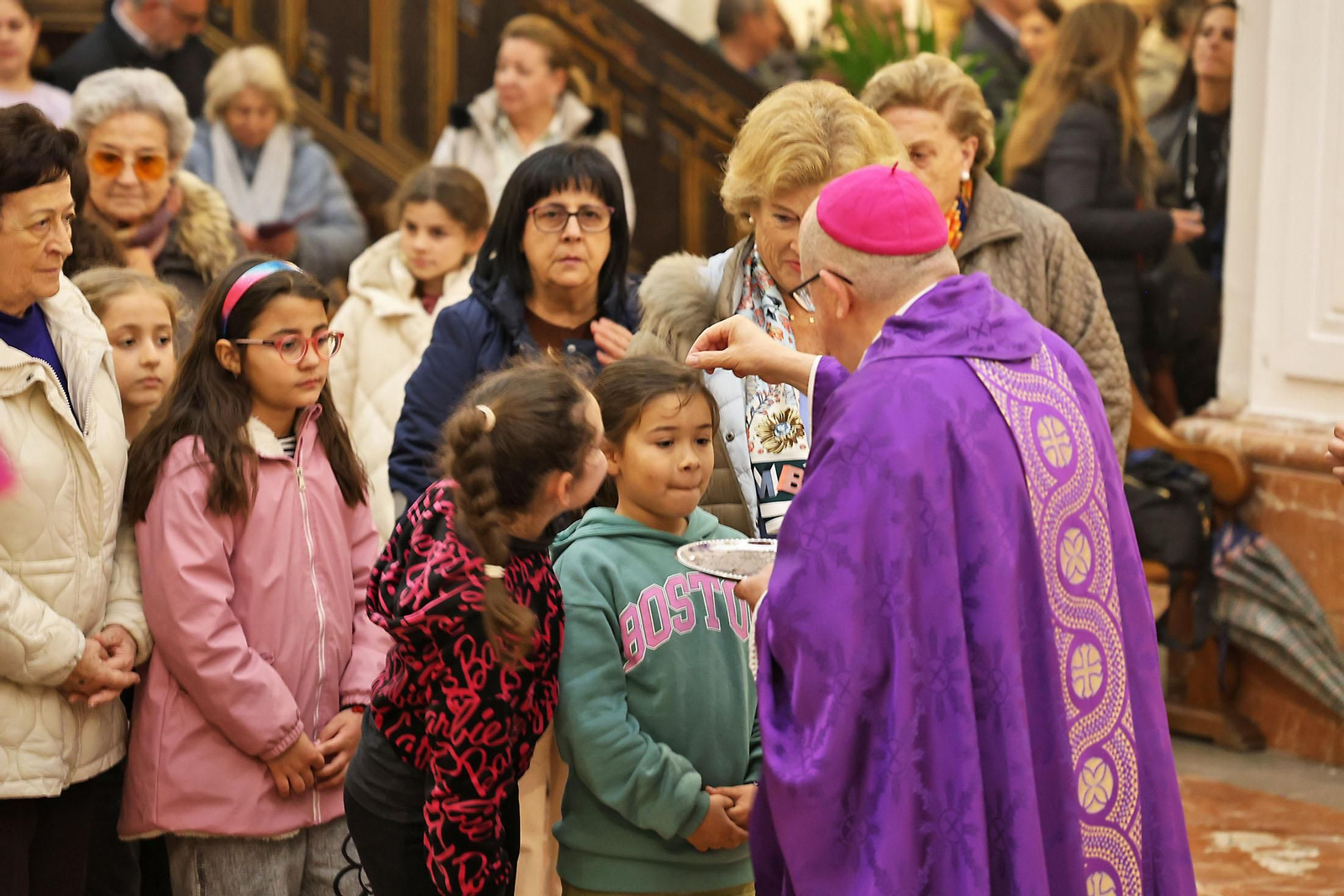 Imágenes de la Imposición de Cenizas en La Merced