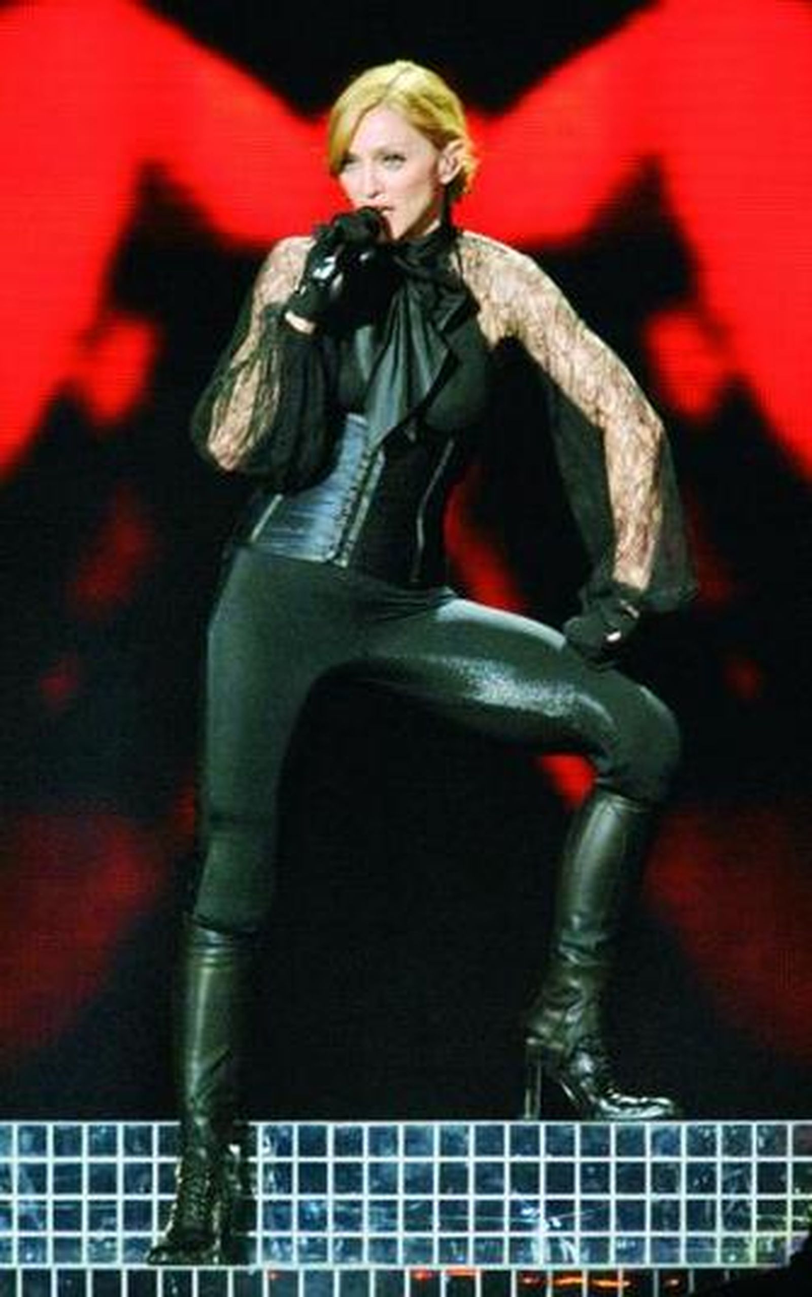 La cantante, durante uno de sus espectáculos.