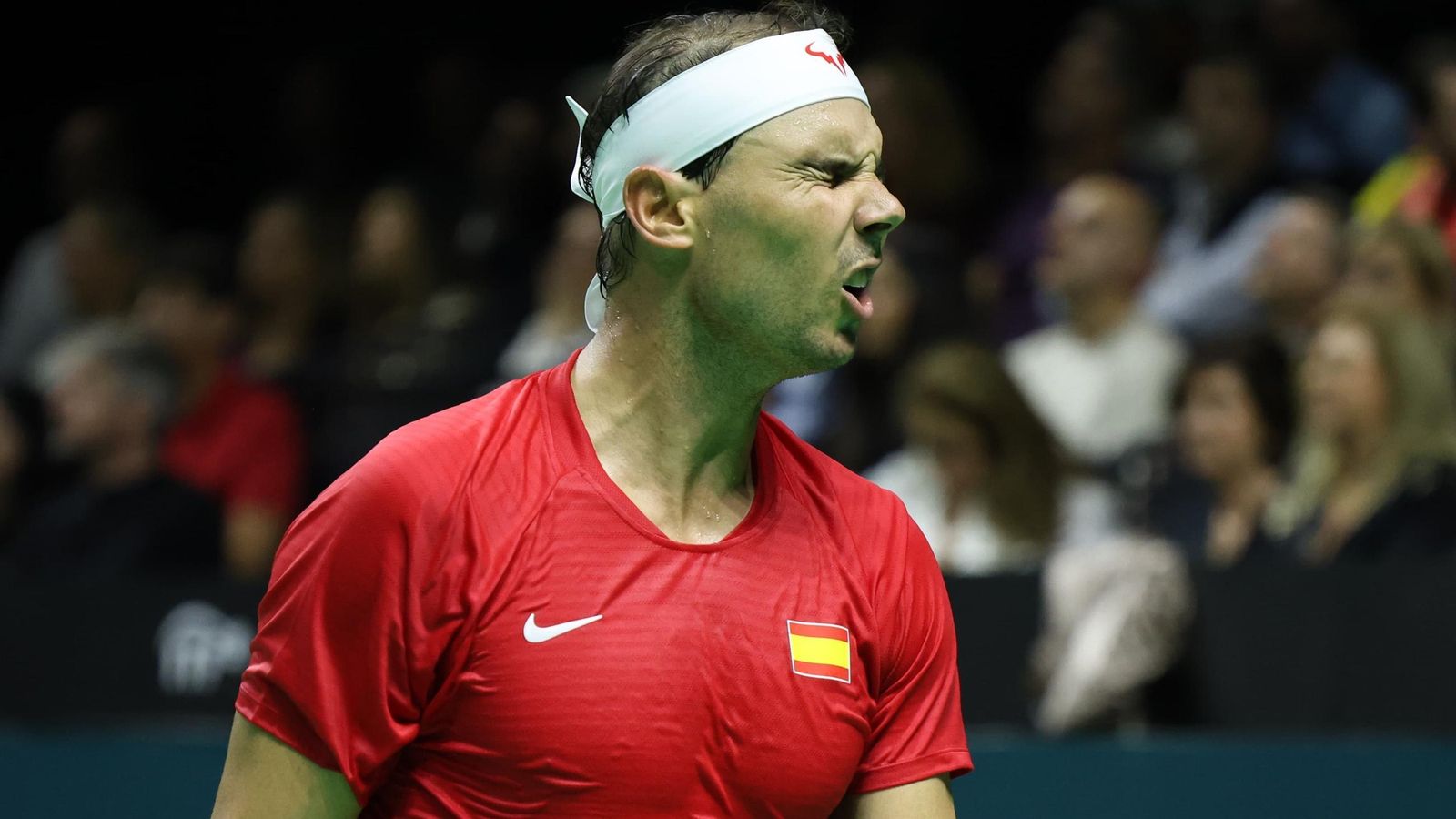 Las fotos del Rafa Nadal-Van de Zandschulp de la Copa Davis en Málaga