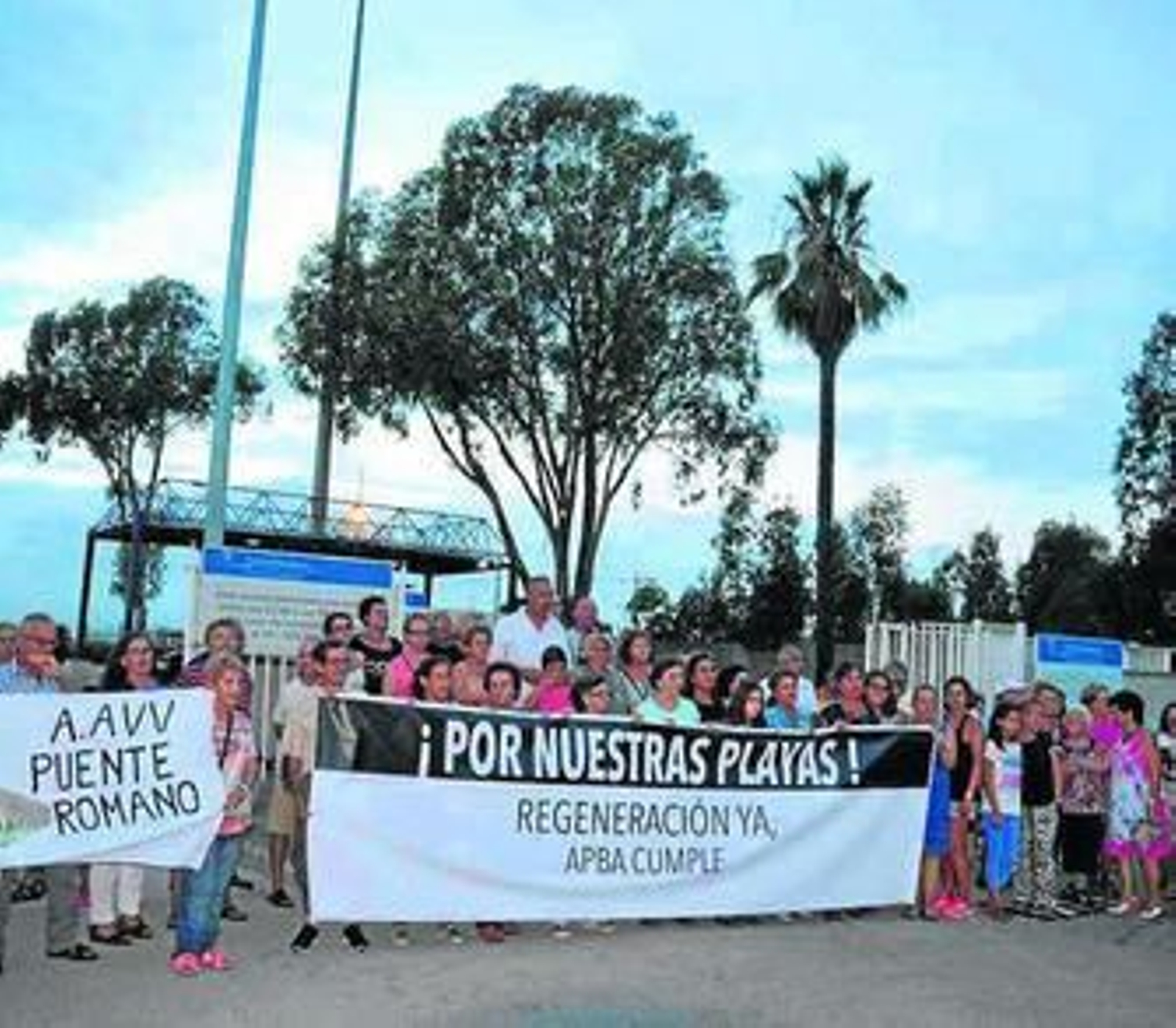 Imagen de una manifestación en Guadarranque.