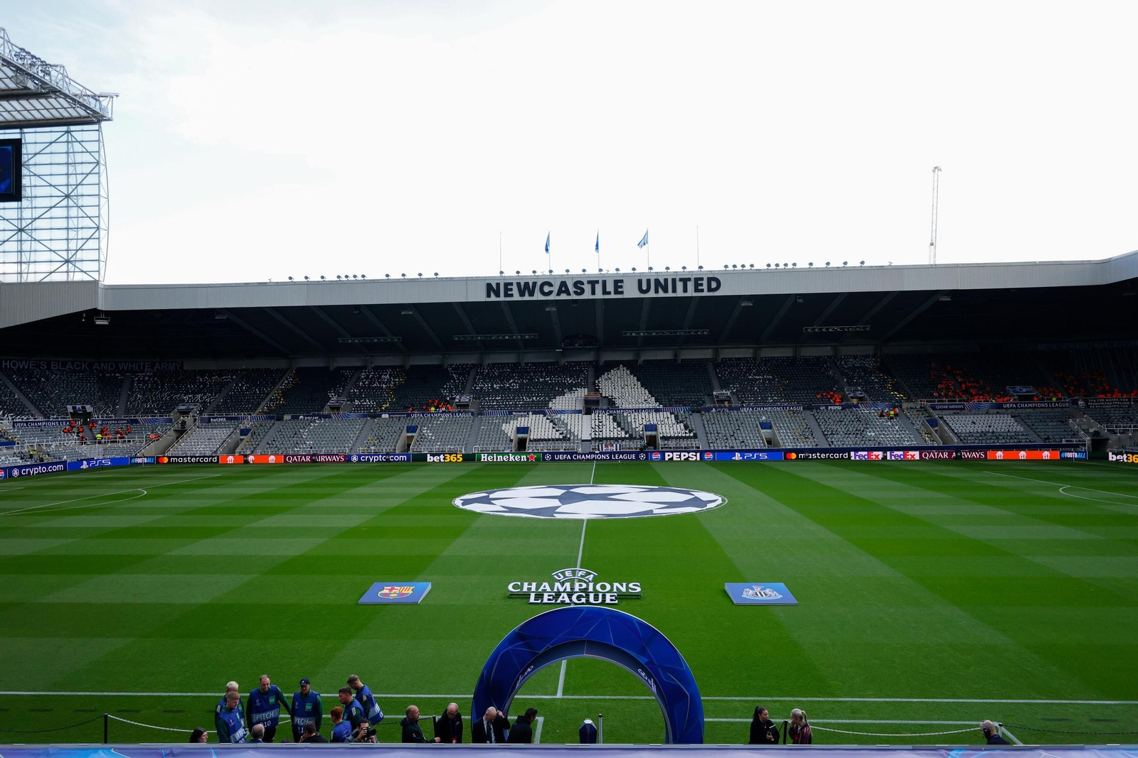 Las fotos del Newcastle-Barcelona