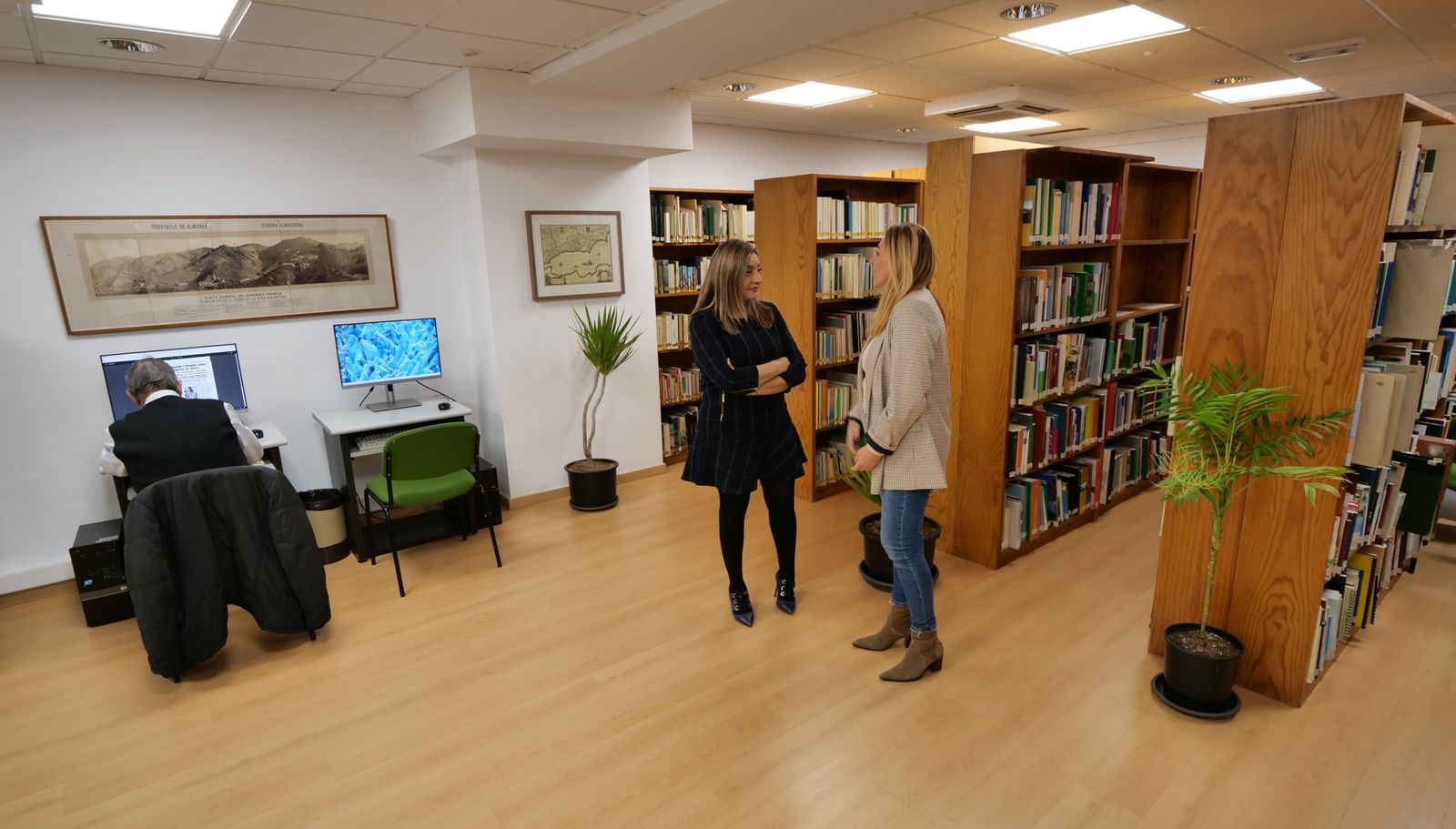 El nuevo espacio de la Biblioteca Provincial es más diáfano y accesible.