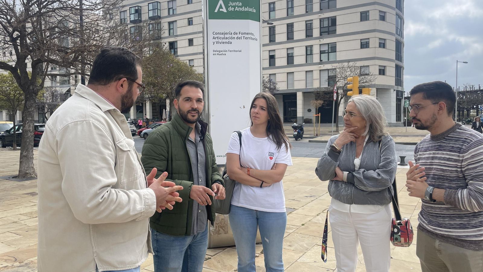 Javier Huete con Juventudes Socialistas.