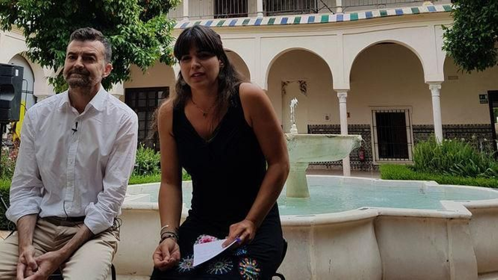 Teresa Rodríguez y Antonio Maíllo