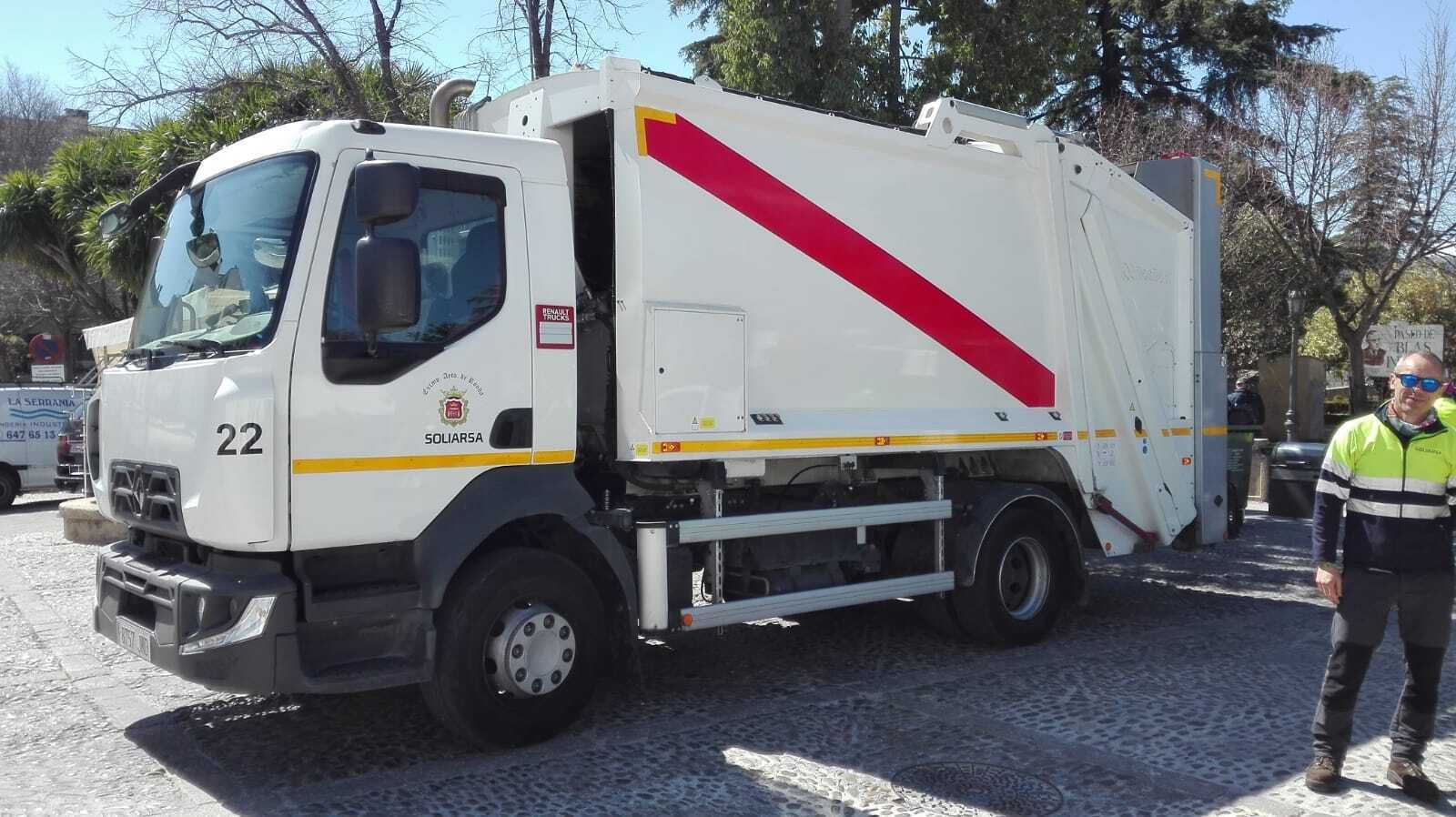 Equipos de la empresa de limpieza de Ronda.