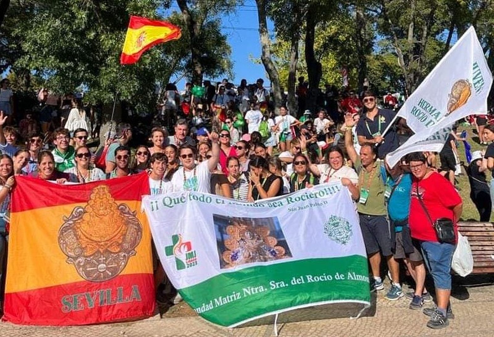 El Rocío se hace sentir en la Jornada Mundial de la Juventud