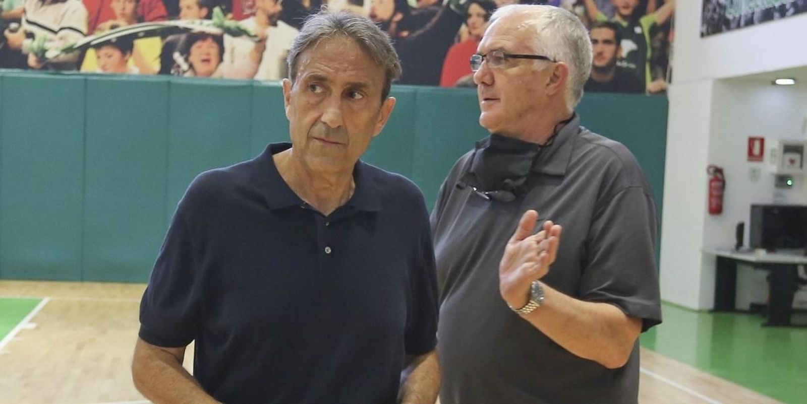 Luis Casimiro, con Manolo Rubia.