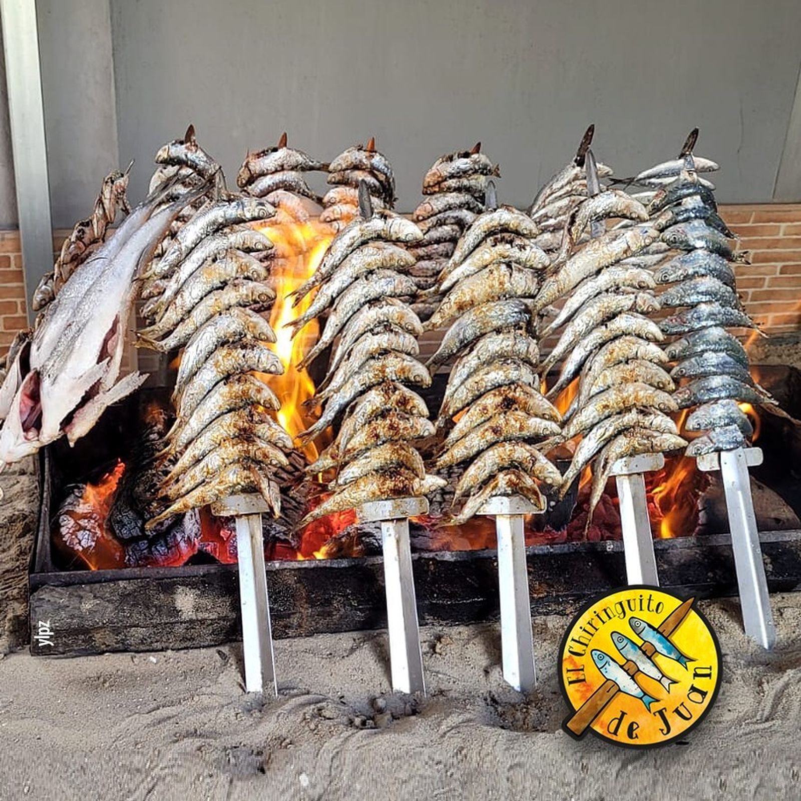 Espetos de El Chiringuito de Juan.