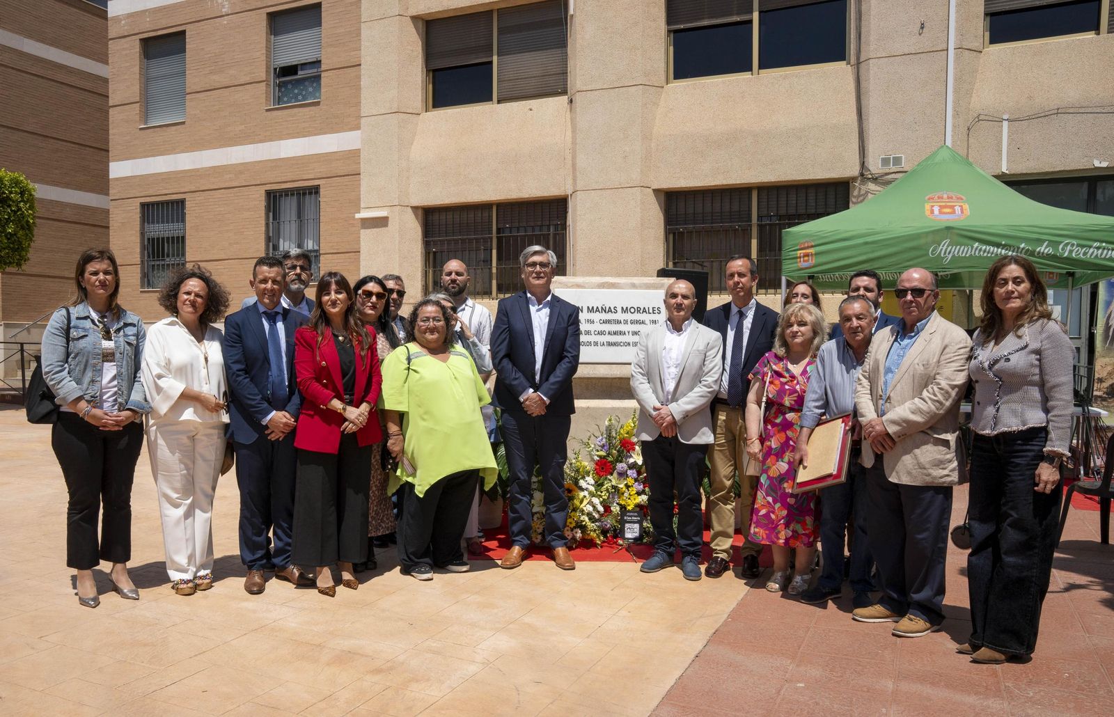 Las imágenes del homenaje a Juan Mañas, víctima del caso Almería