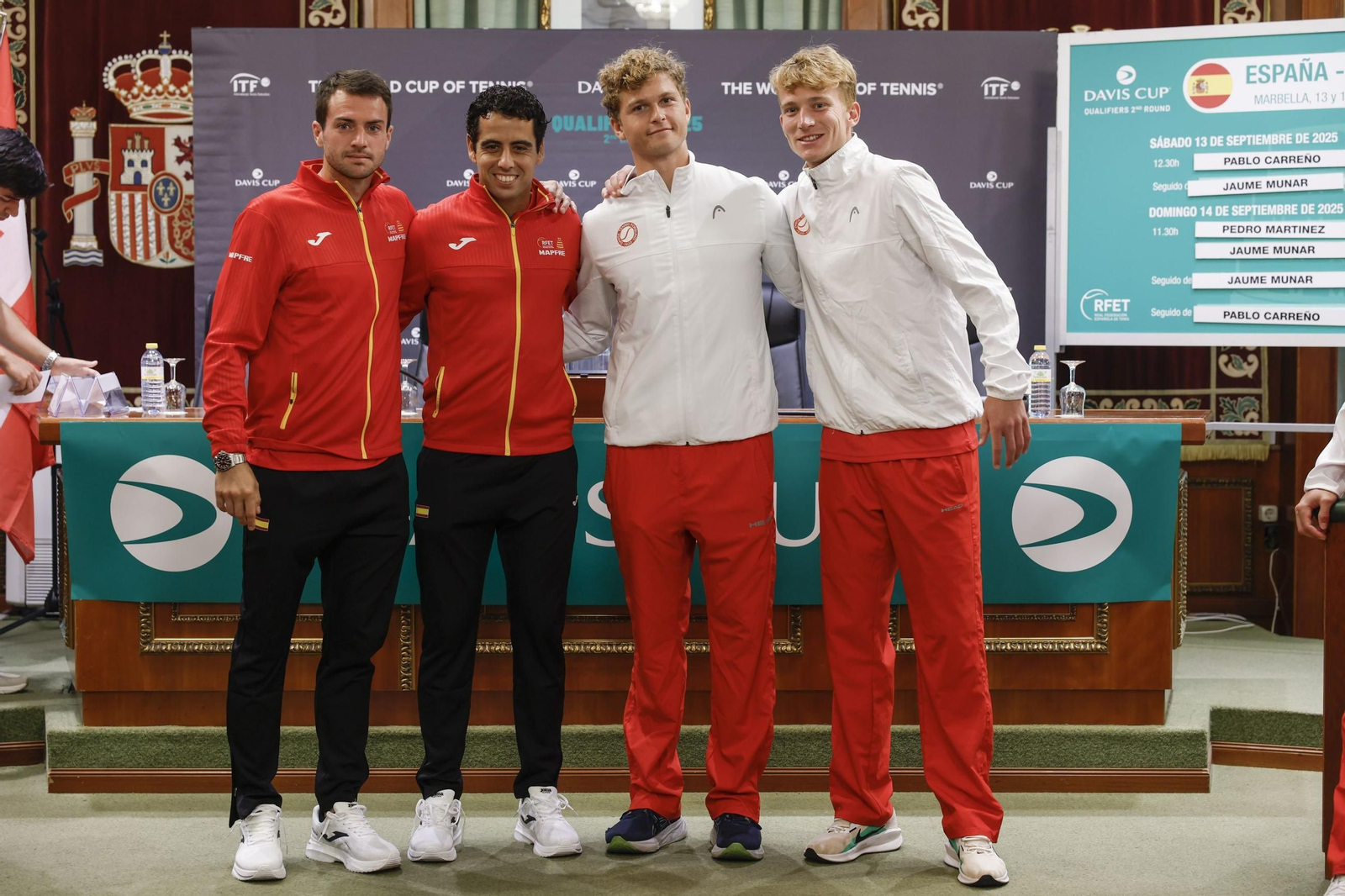 España-Dinamarca de la Copa Davis, en imágenes