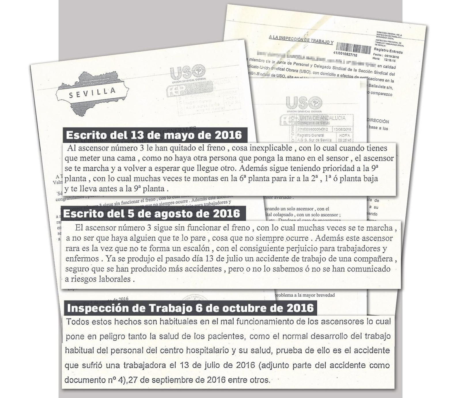 Los celadores avisaron hasta en siete ocasiones de fallos en el ascensor del accidente