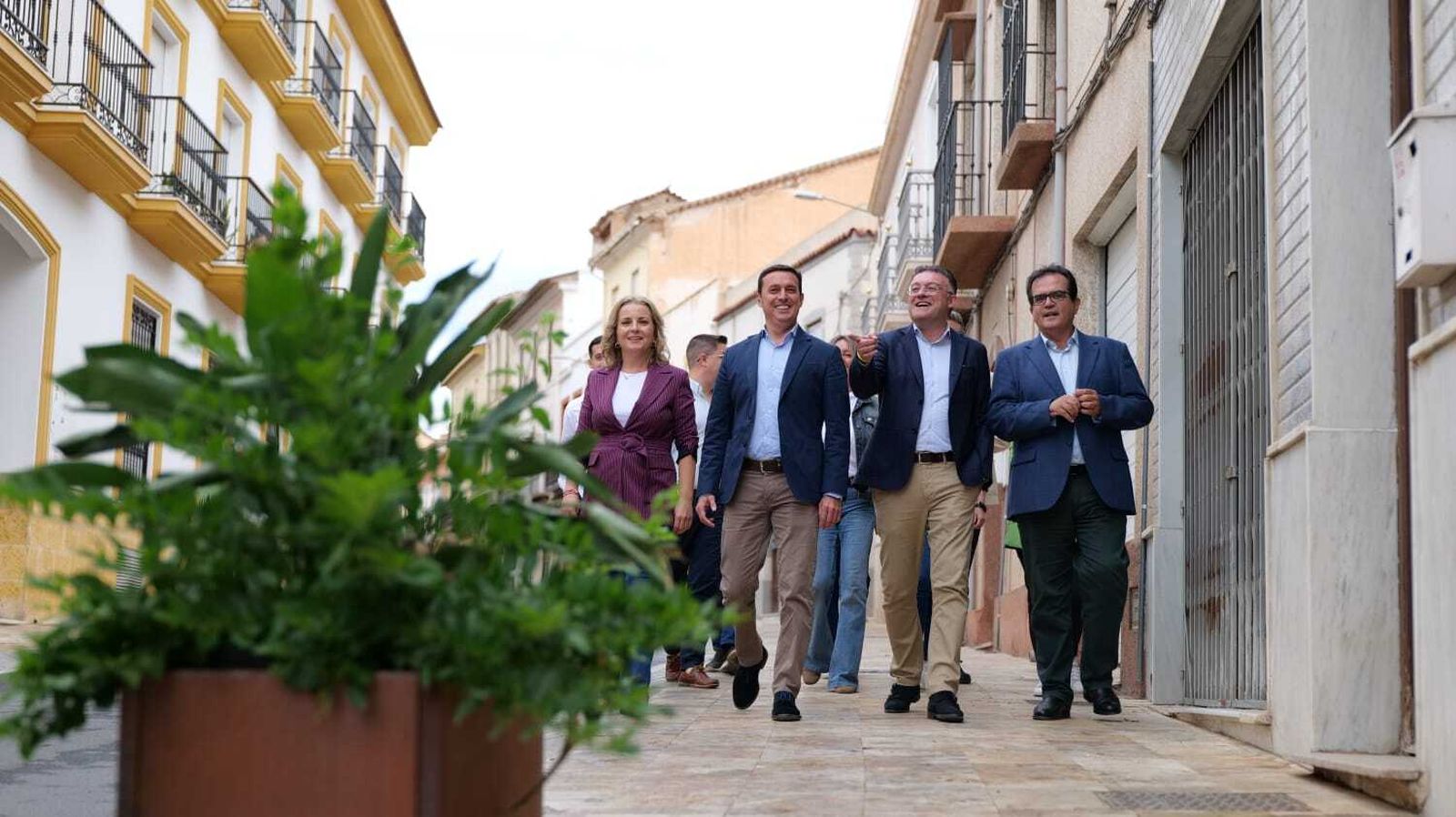 El presidente de Dipitación y el alcalde de Berja visitaron las calles mejoradas