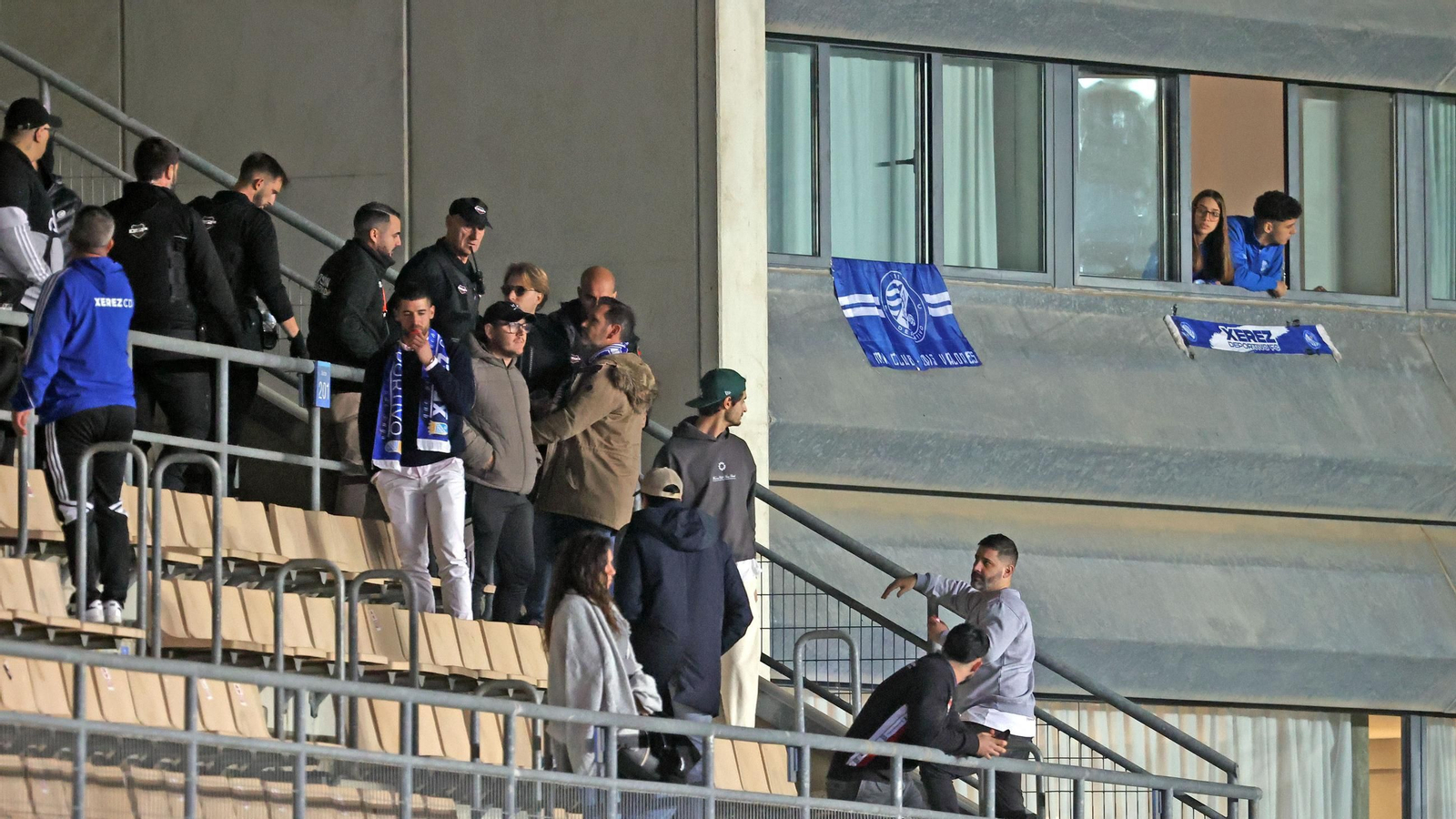 Imágenes del derbi entre Xerez CD y Xerez DFC en Chapín
