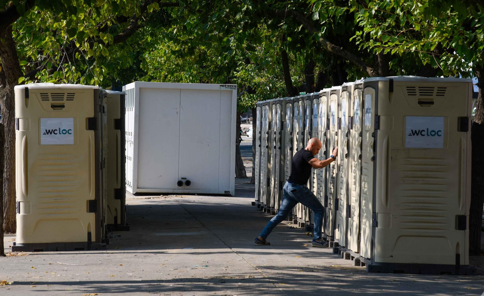 Imágenes del estado de la Cartuja el día antes del Betis - Alavés