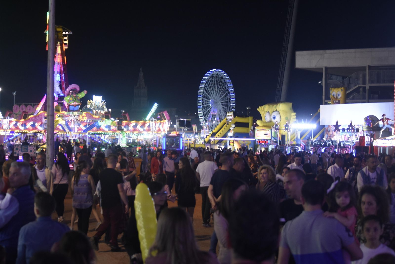 Imágenes de la primera noche de Feria