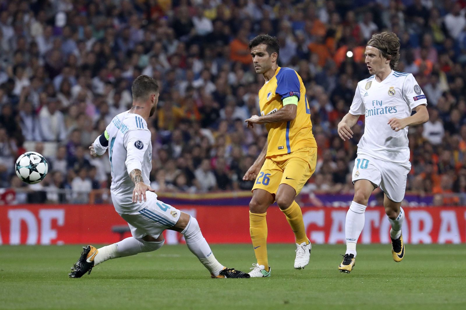 El Real Madrid-Apoel Nicosia
