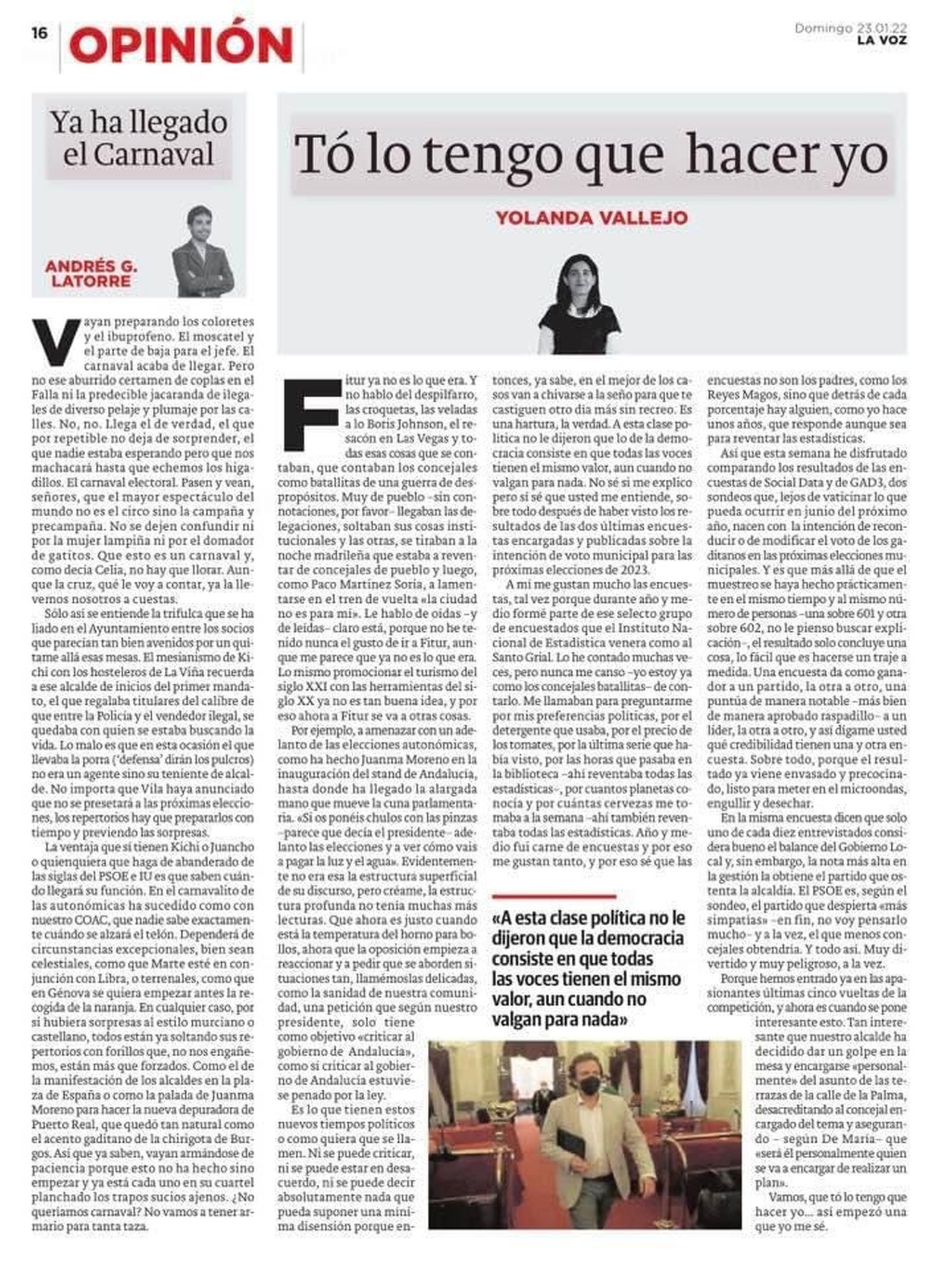 Yolanda Vallejo y Andrés G. Latorre