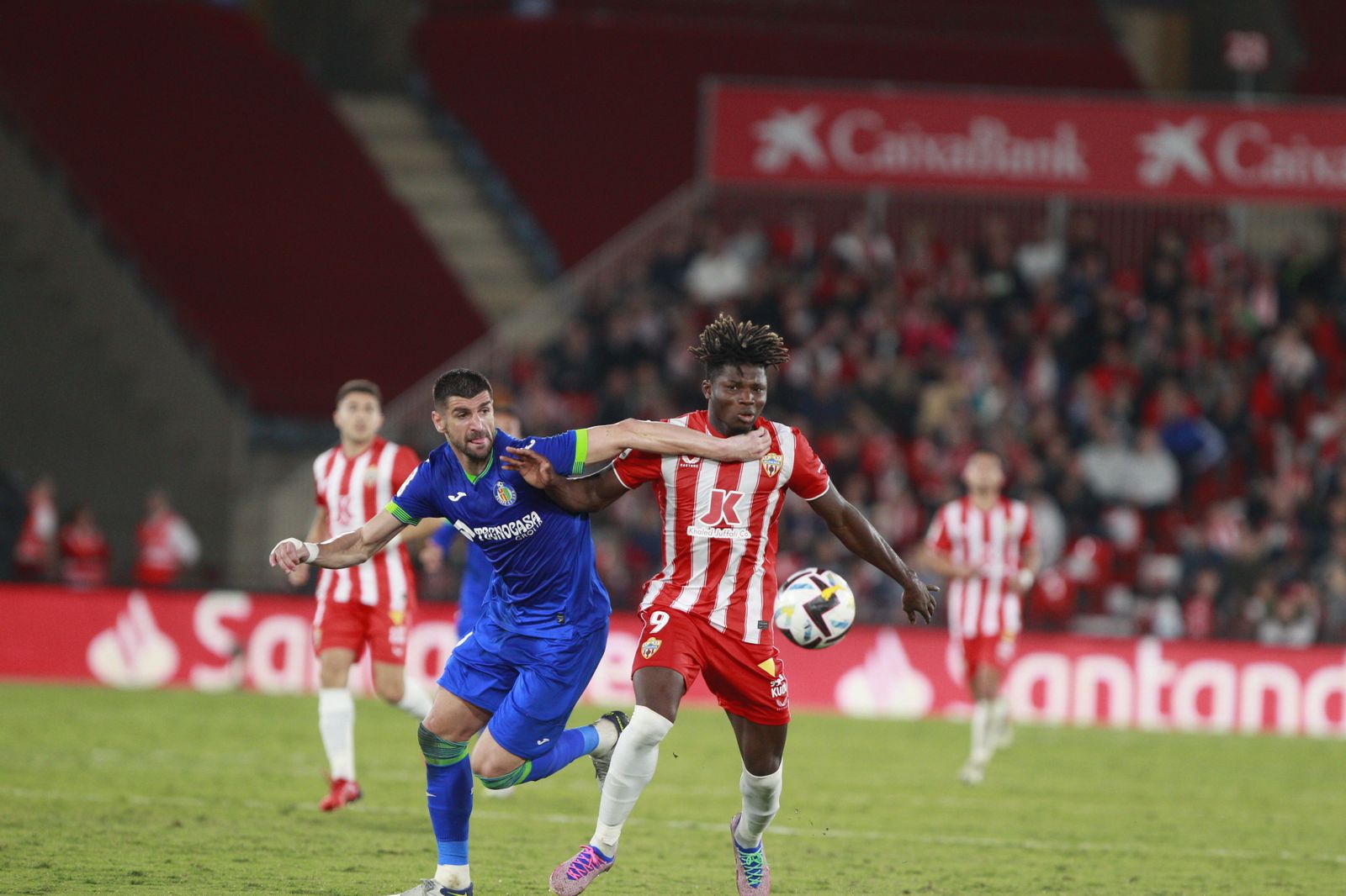 Imágenes del partido de fútbol U.D. Almería-Getafe C.F.