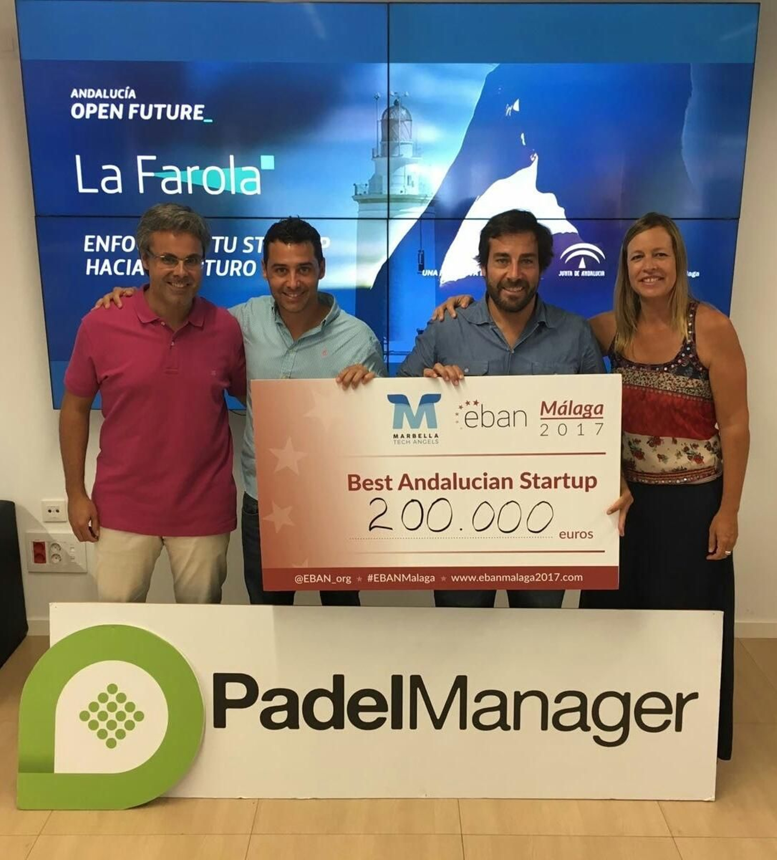Padel Manager, mejor 'startup' andaluza en EBAN Málaga
