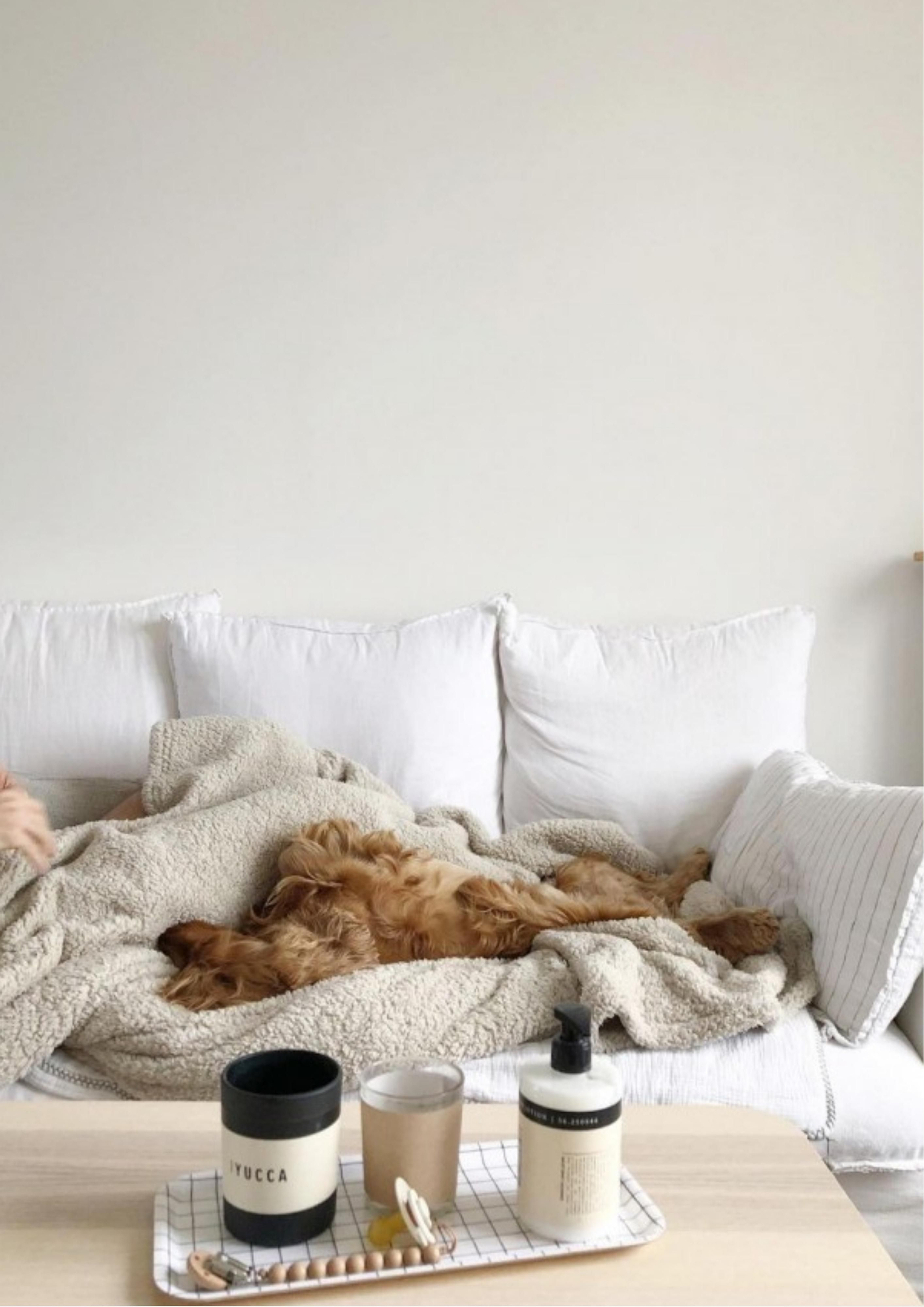 Una de las mantas de la colección Lamma de Decowood (37,99 euros).