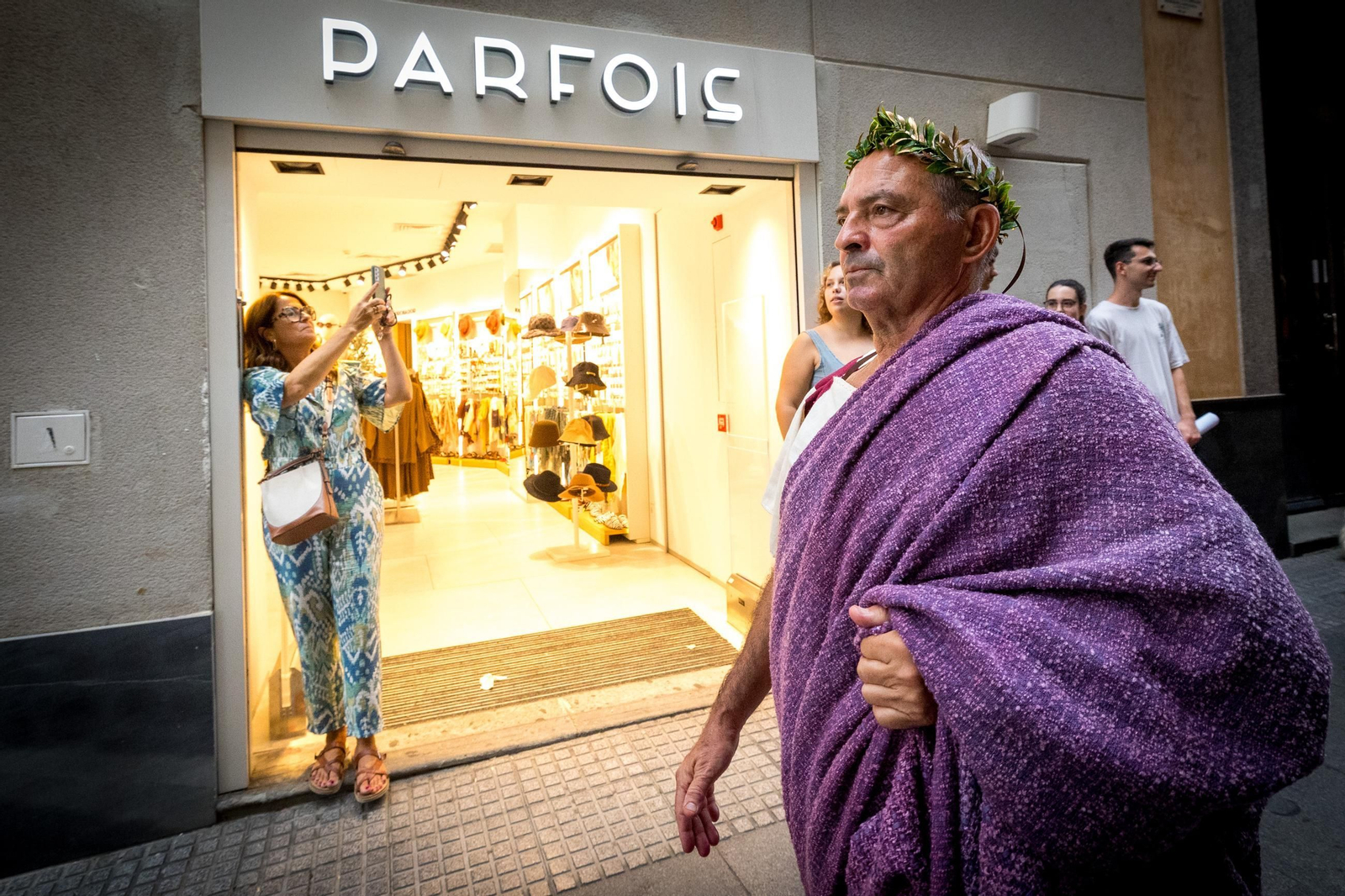 Las imágenes de la procesión del triunfo de Balbo el Menor en Cádiz Romana