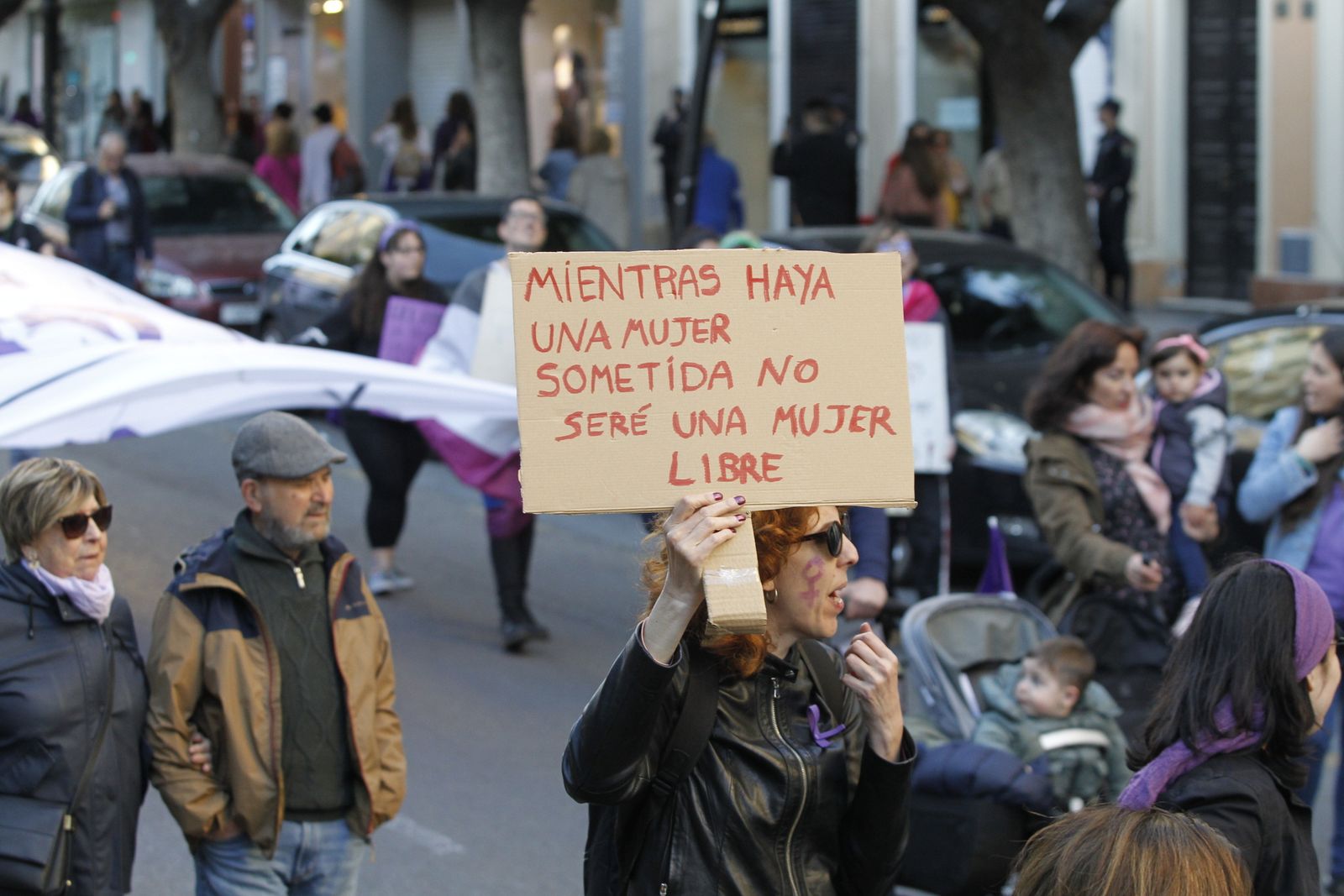Fotogalería manifestación Día Internacional de la Mujer