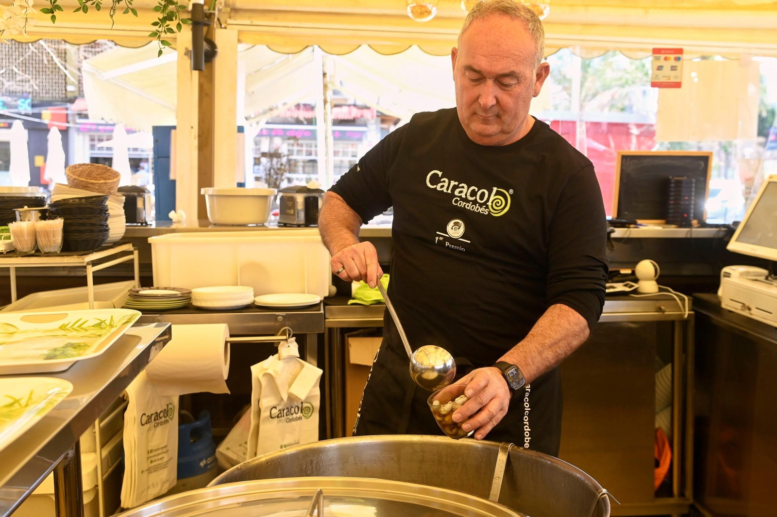 La apertura de los puestos de caracoles en Córdoba