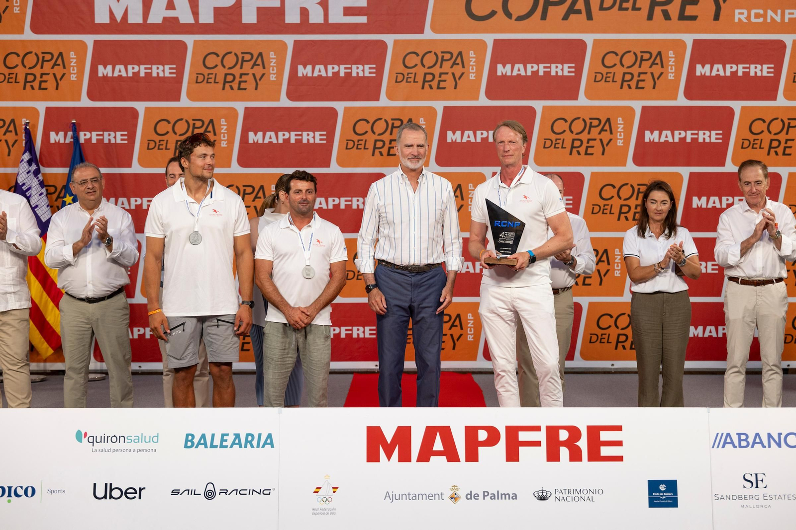 Las fotos de la entrega de premios de la Copa del Rey Mapfre de vela