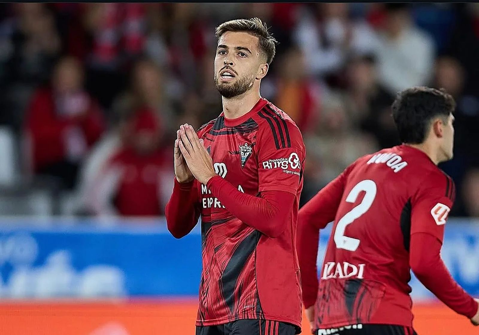 Situación complicada para el delantero del Mirandés.