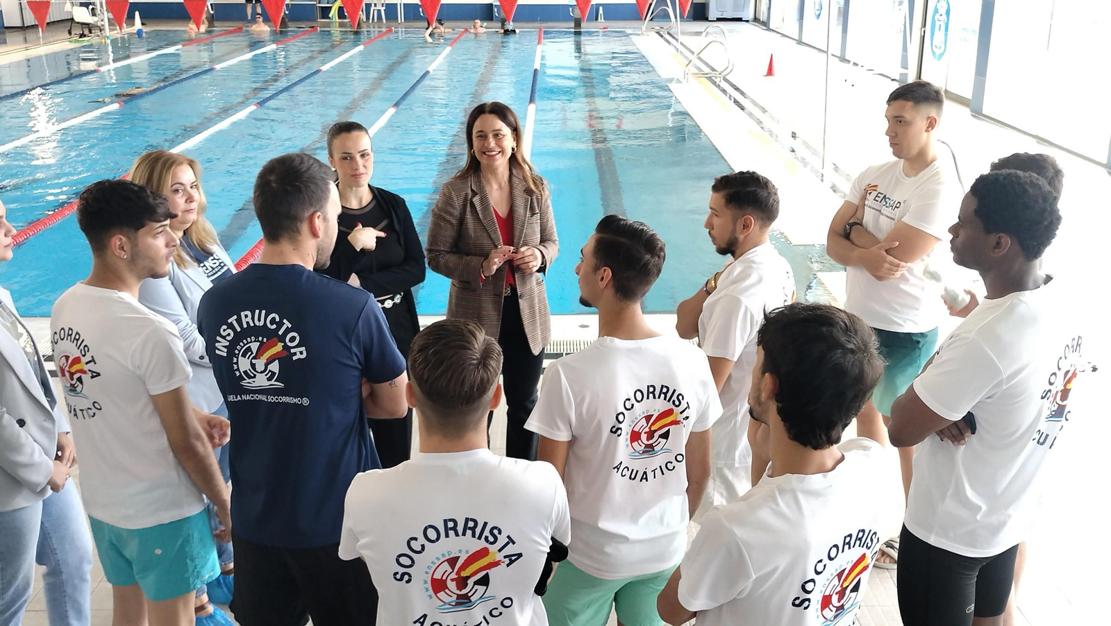 Visita al curso de socorrista.