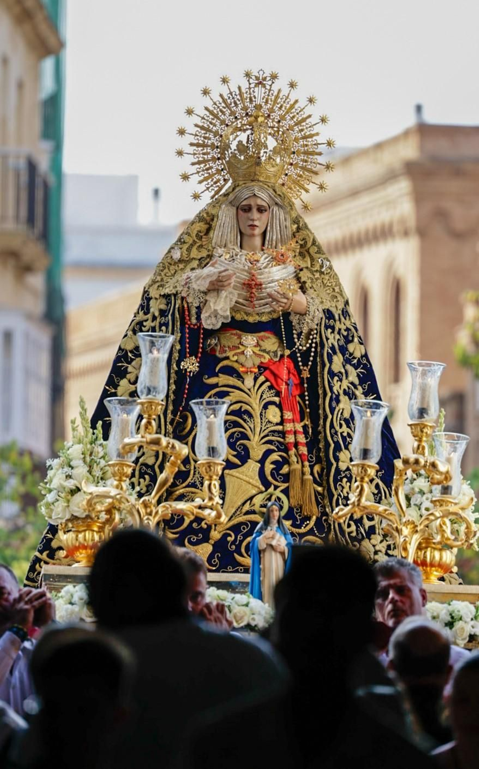 Así llegaba este 11 de agosto a Santo Domingo la Virgen de la Victoria de Expiración