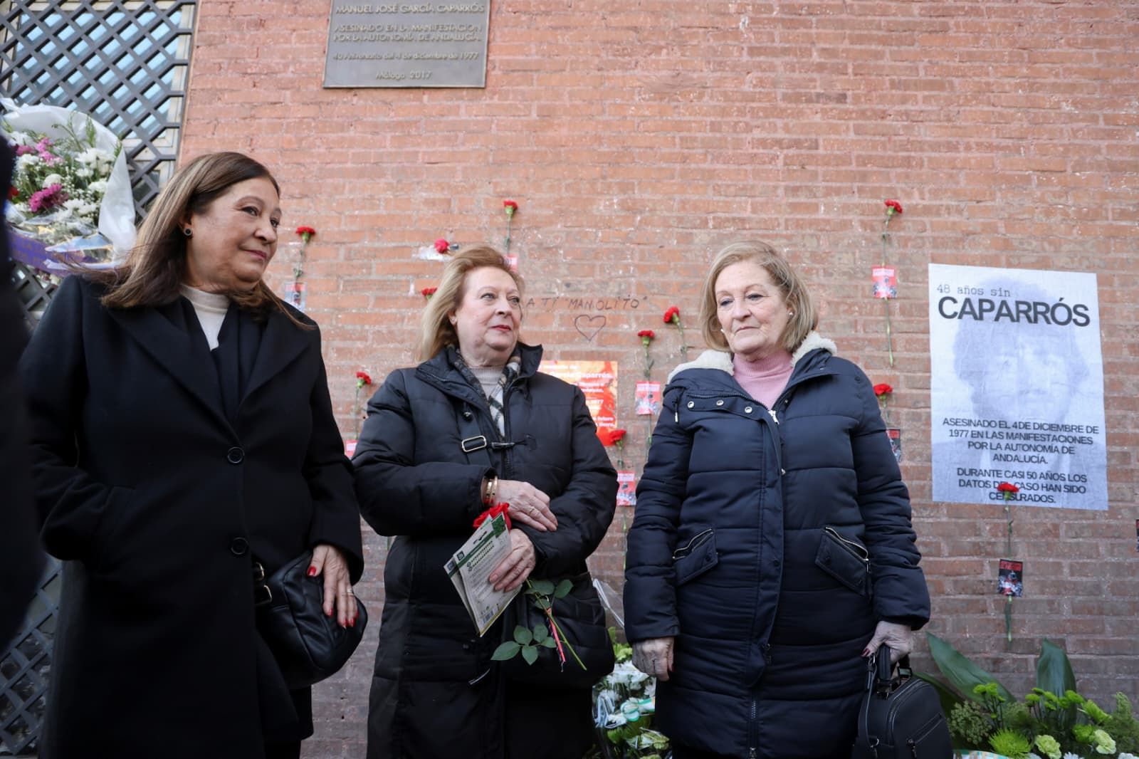 Las hermanas de Manuel José García Caparrós.