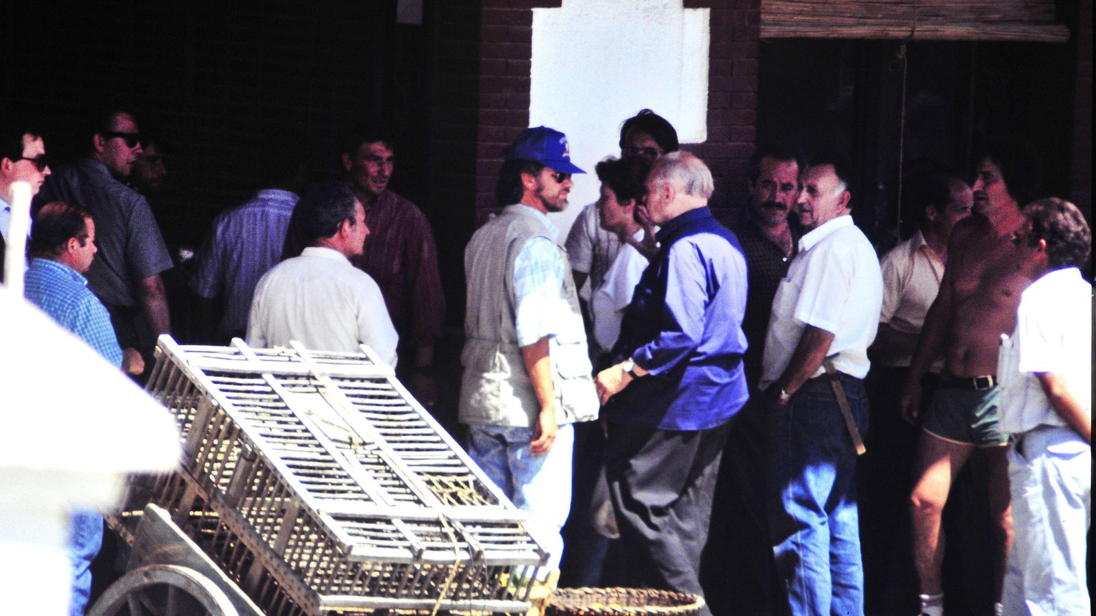 Spielberg, a su llegada a Guadix