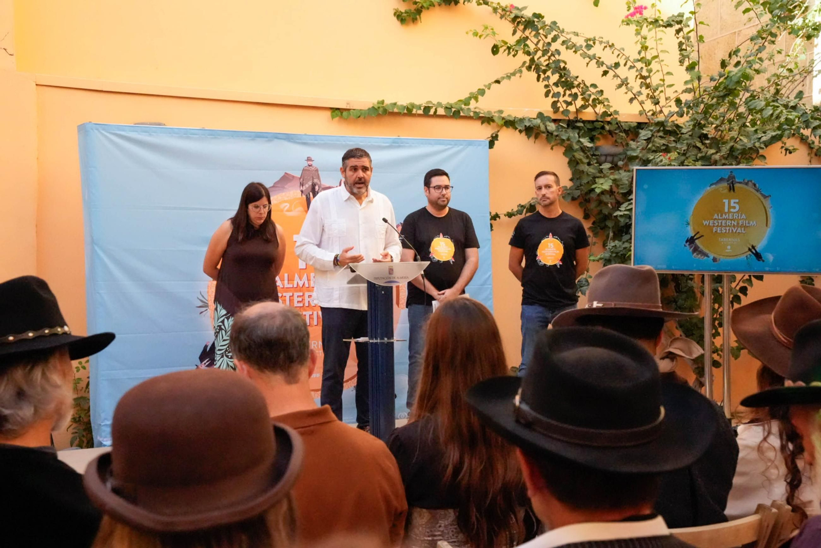 Te mostramos en imágenes como ha sido la presentación del Almería Western Film Festival 2025