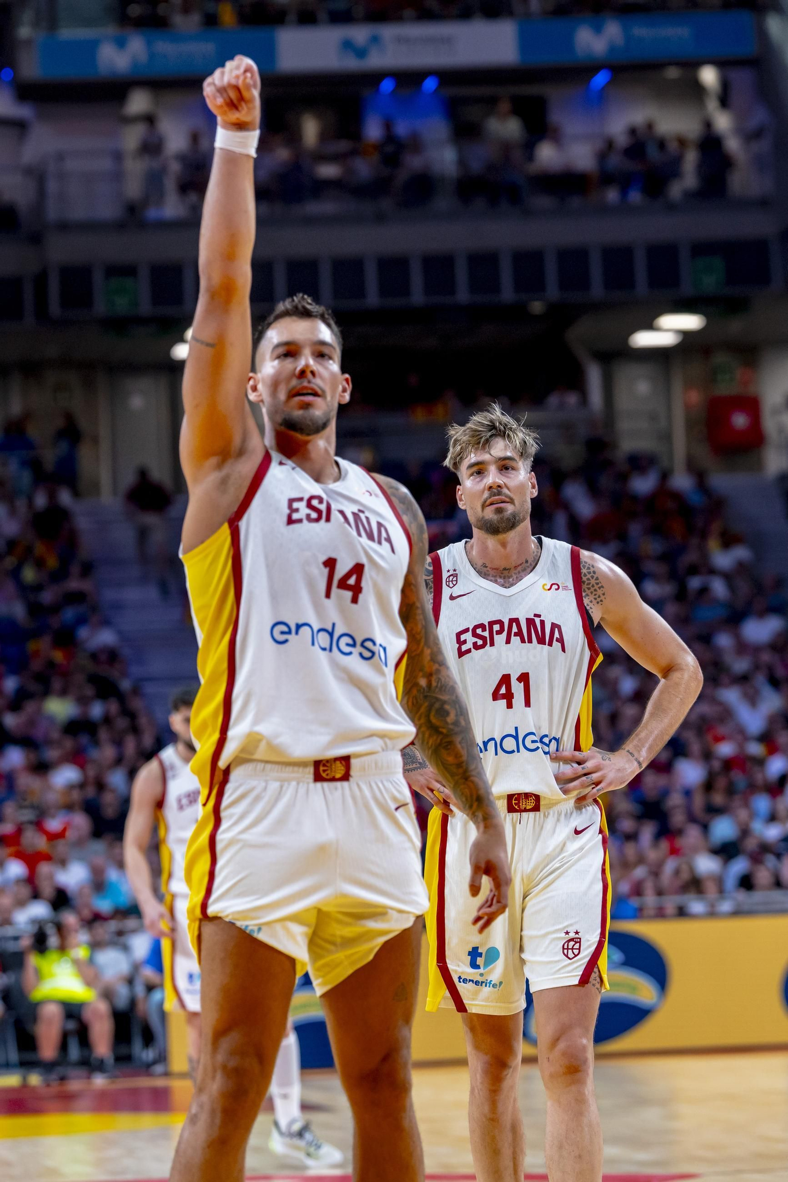 Las mejores fotos del España-Alemania de baloncesto