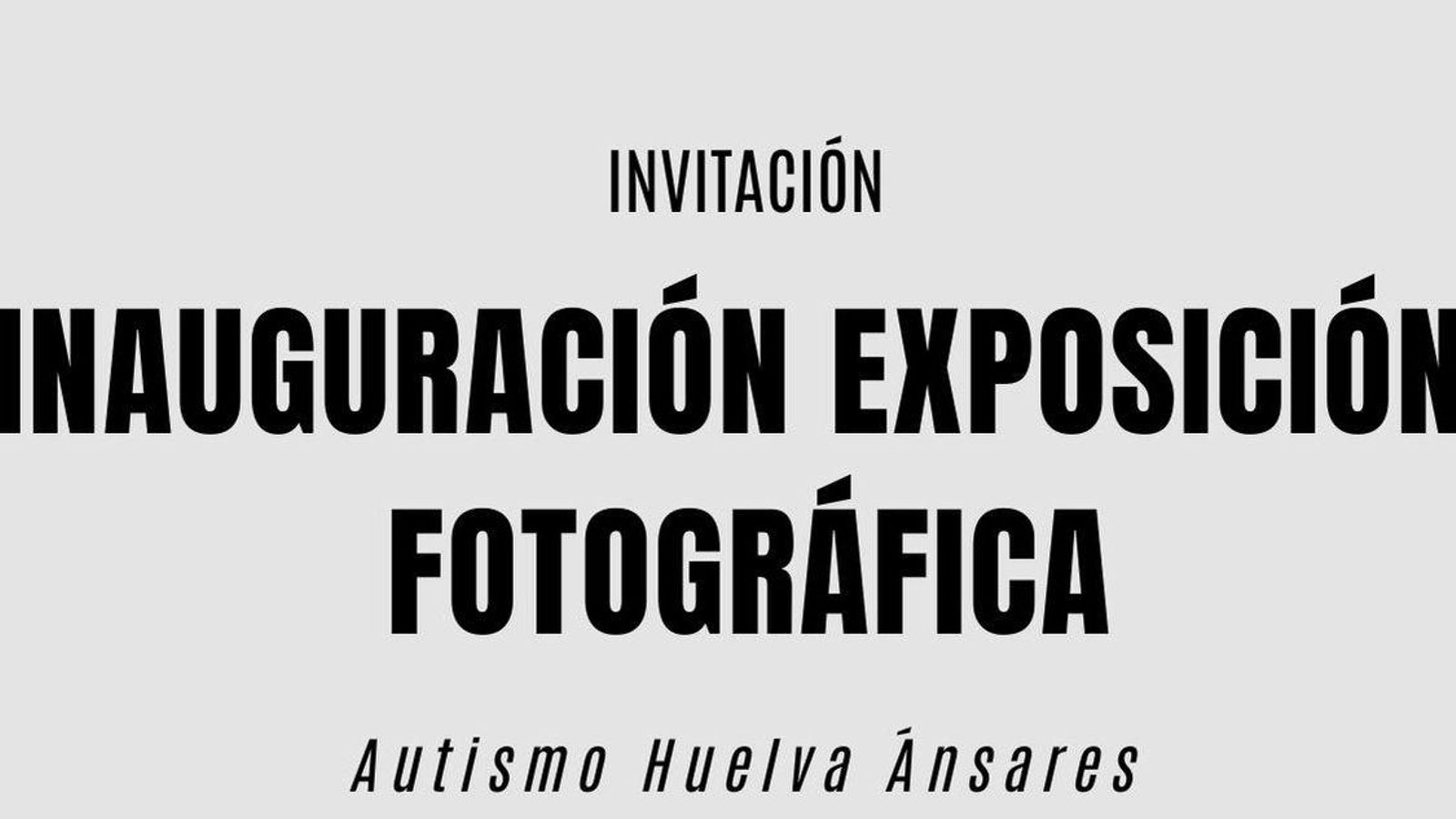 Cartel de la exposición fotográfica.