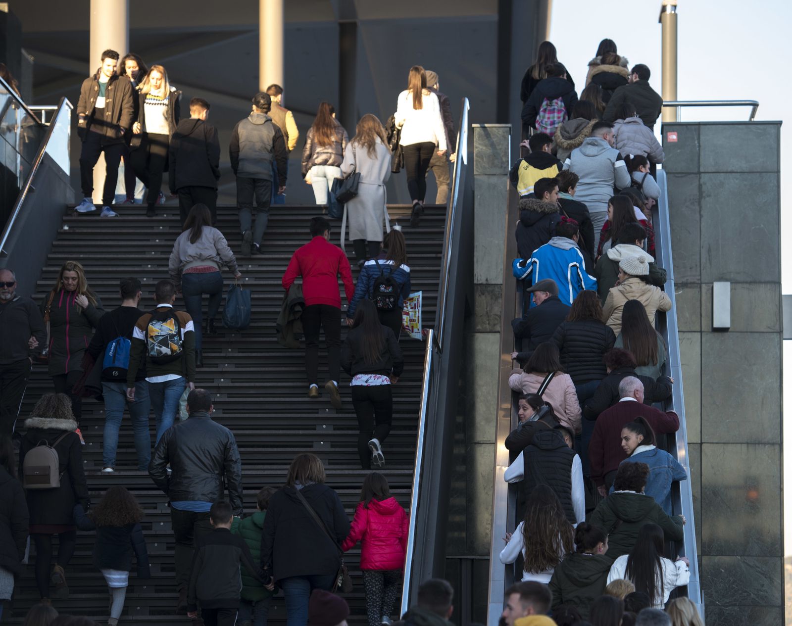 Atascos y avalancha de afluentes en el Nevada