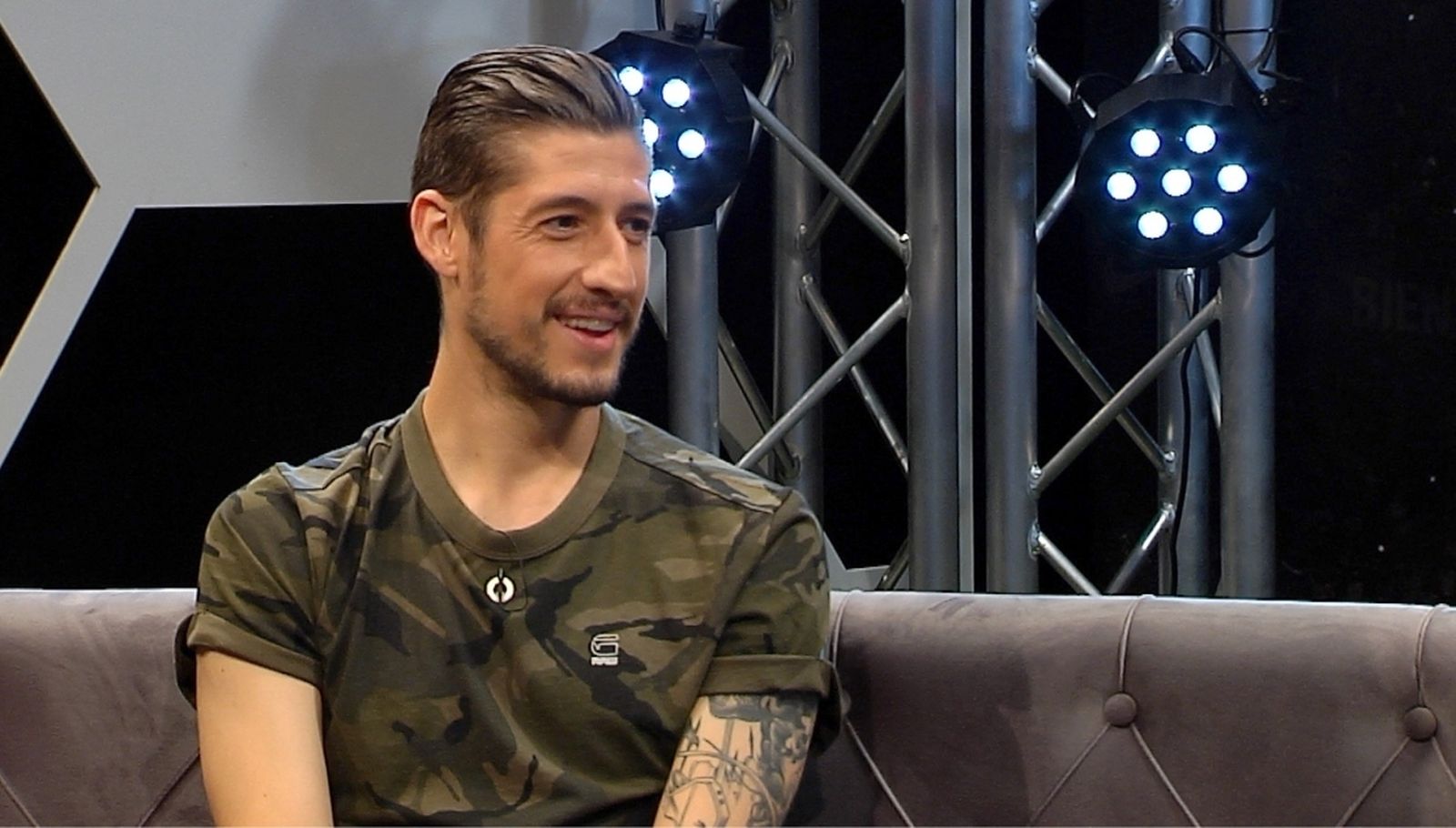 Escudero, en la entrevista en el programa A balón parado del Sevilla.