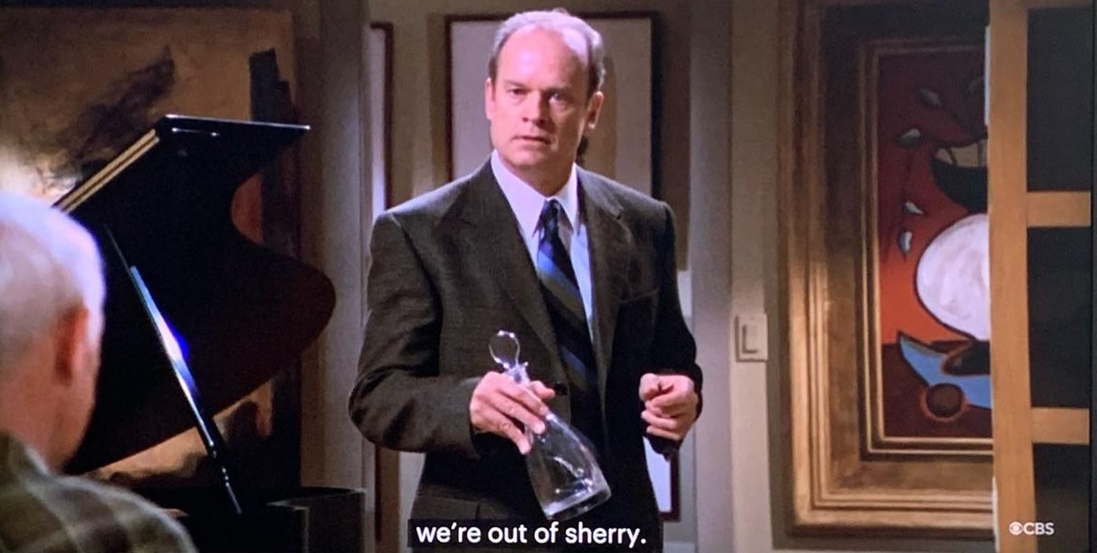 Un vino que se consume en la casa de los Crane.  