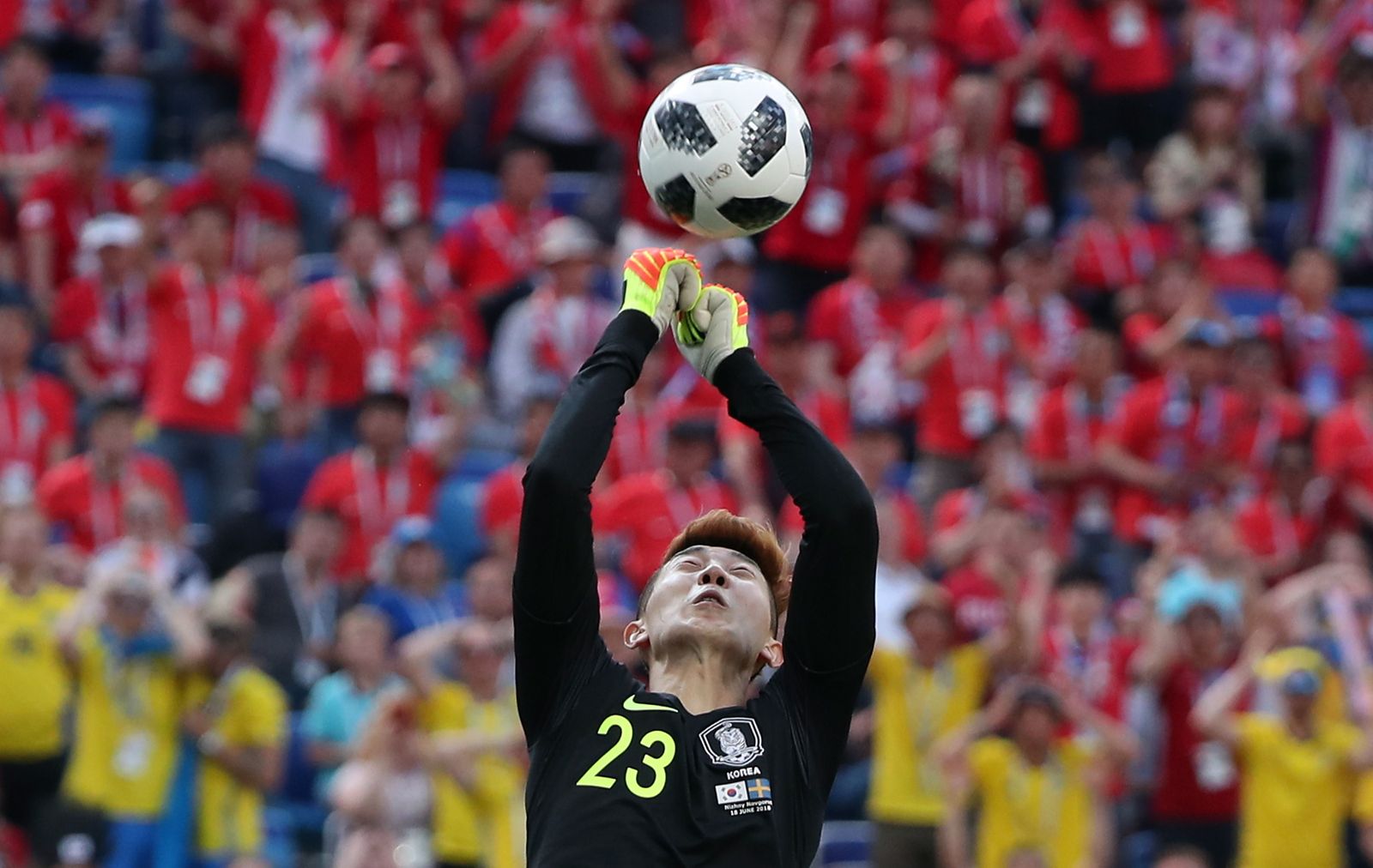 Las imágenes del Suecia-Corea del Sur