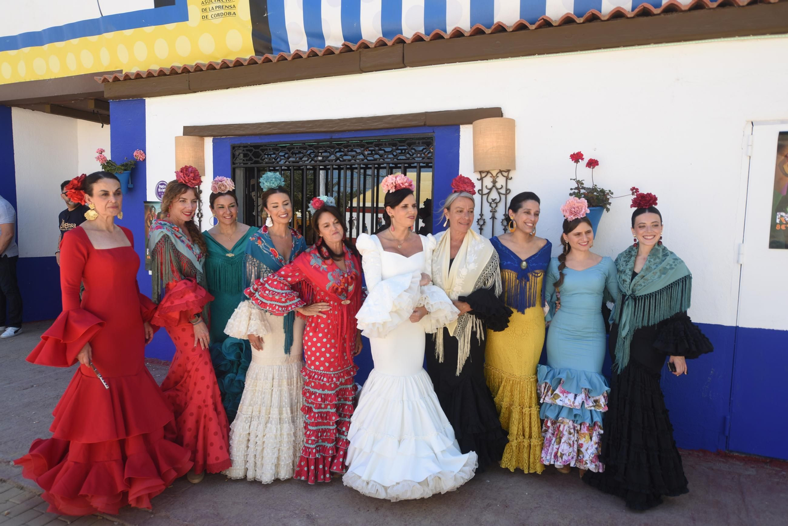 Las mejores imágenes de un lunes de Feria en Córdoba cargado de comidas de empresa y recepciones